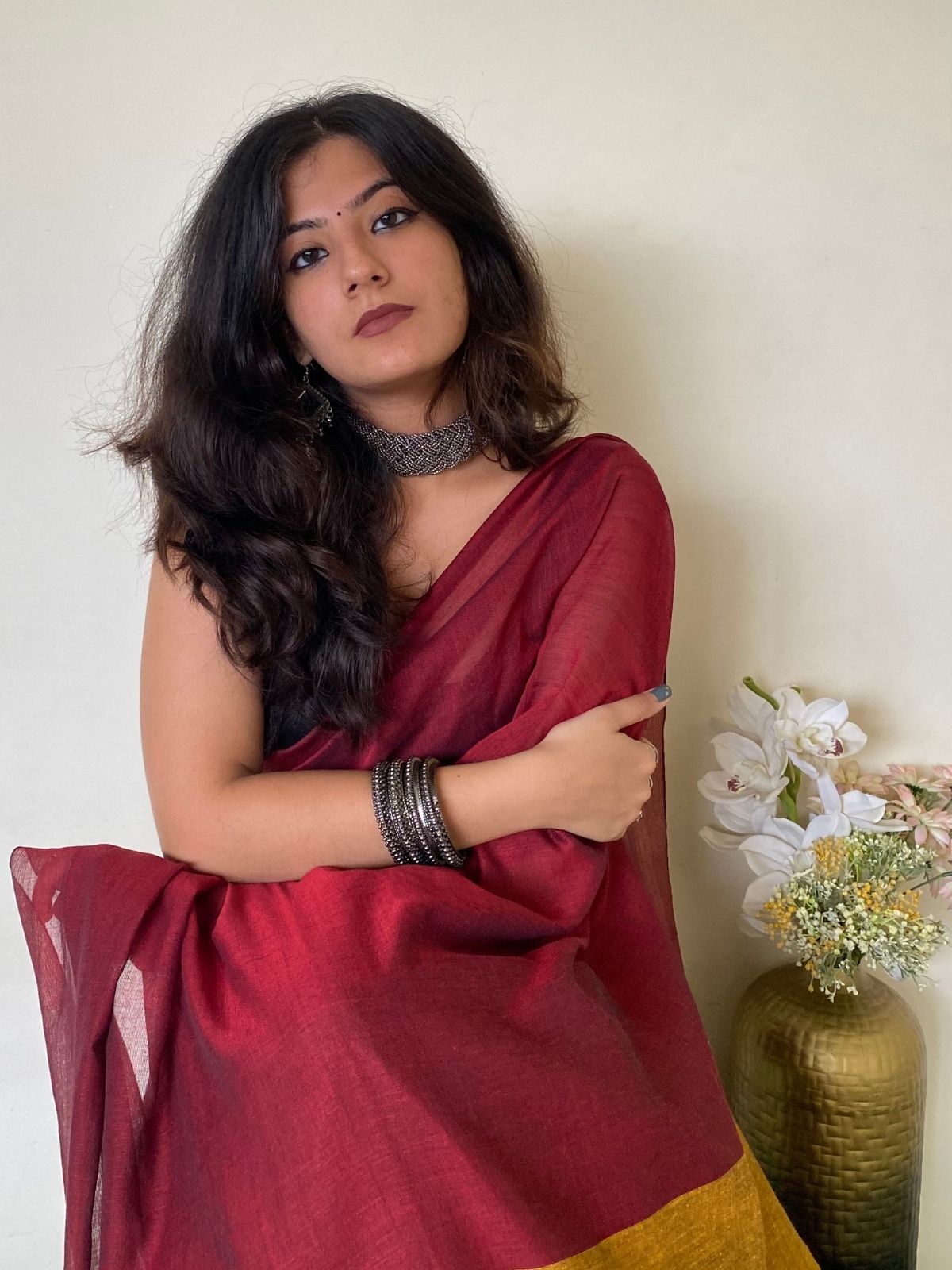 Queen Magento Khadi Cotton Saree