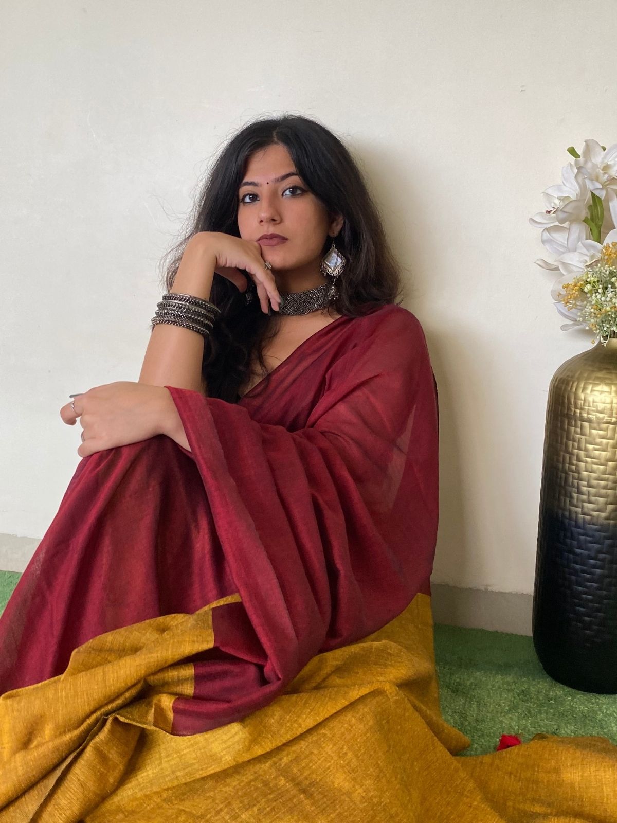 Queen Magento Khadi Cotton Saree