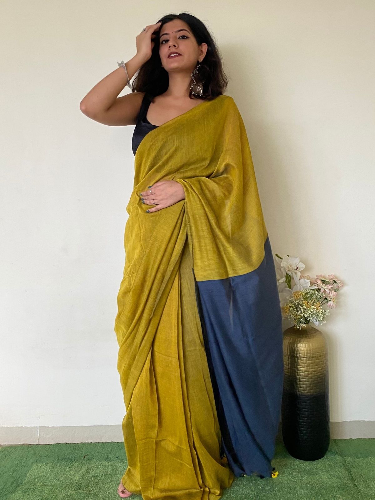 Sorse Khadi Cotton Saree