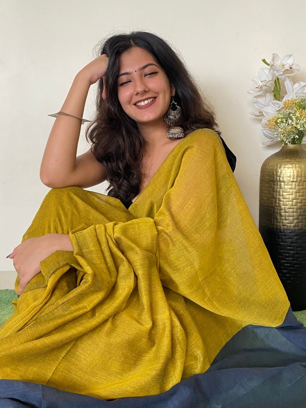 Sorse Khadi Cotton Saree