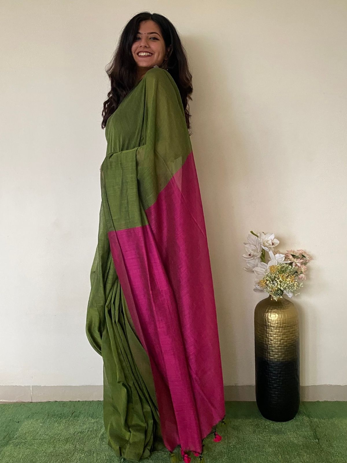 Darling Khadi Cotton Saree