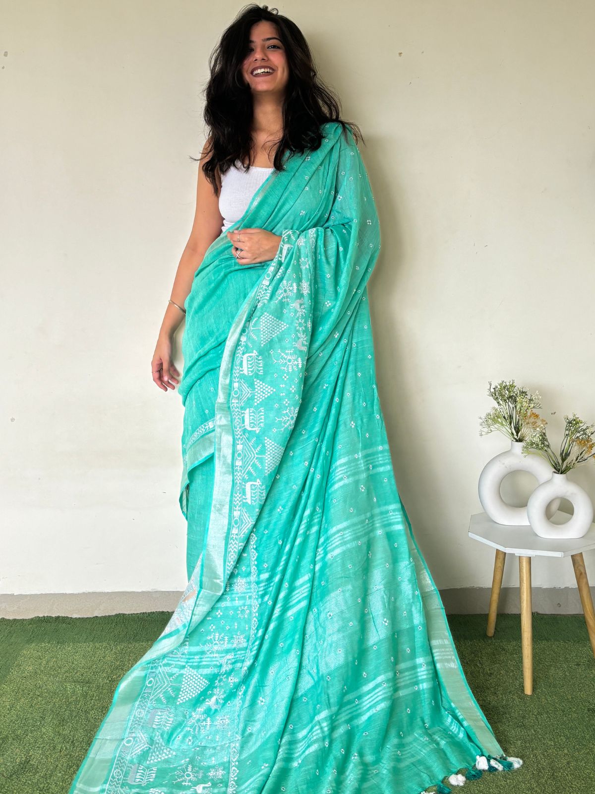 Alankriti Warli Print Saree