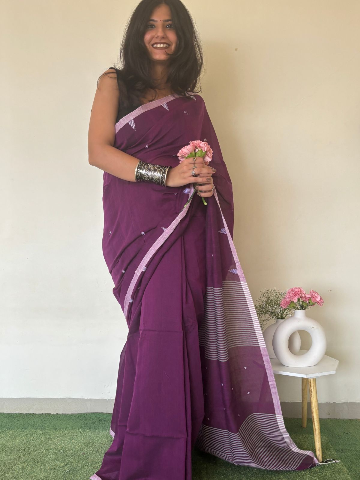 Gehraai Cotton Saree