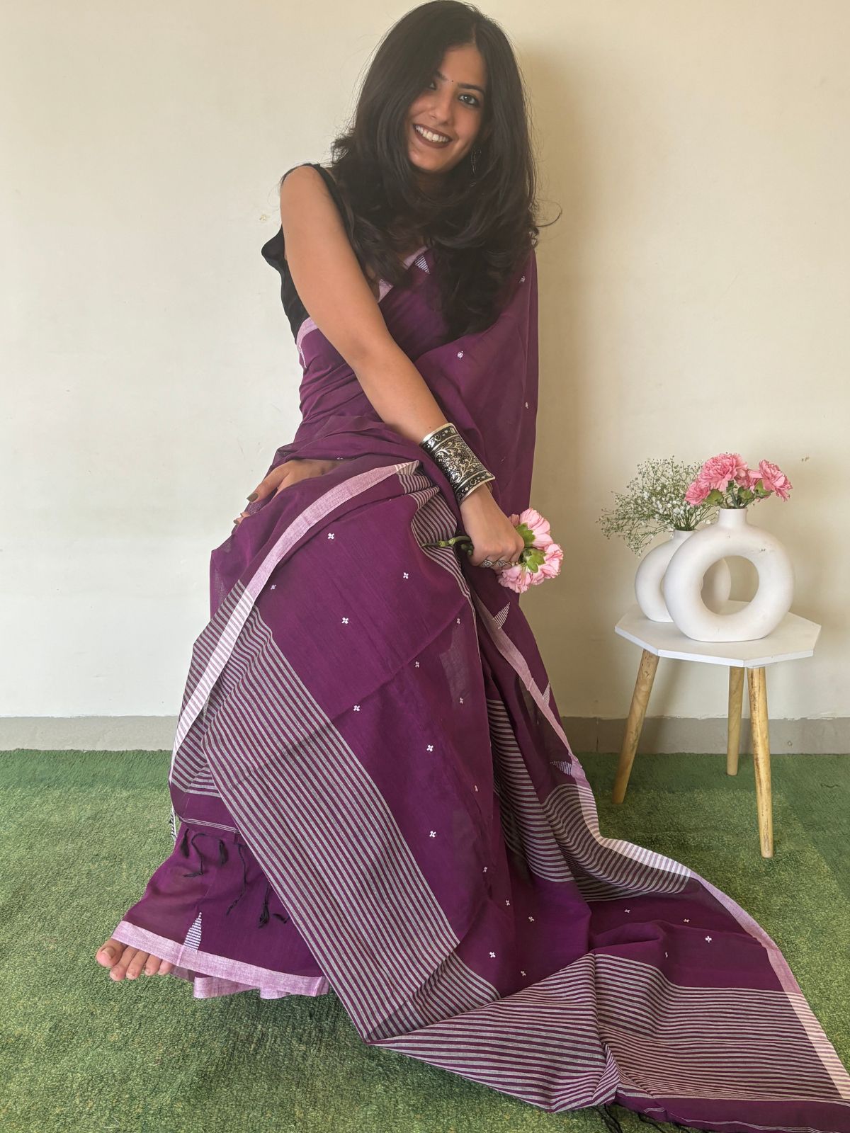 Gehraai Cotton Saree