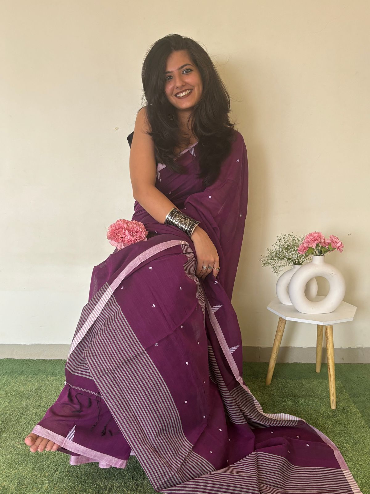 Gehraai Cotton Saree