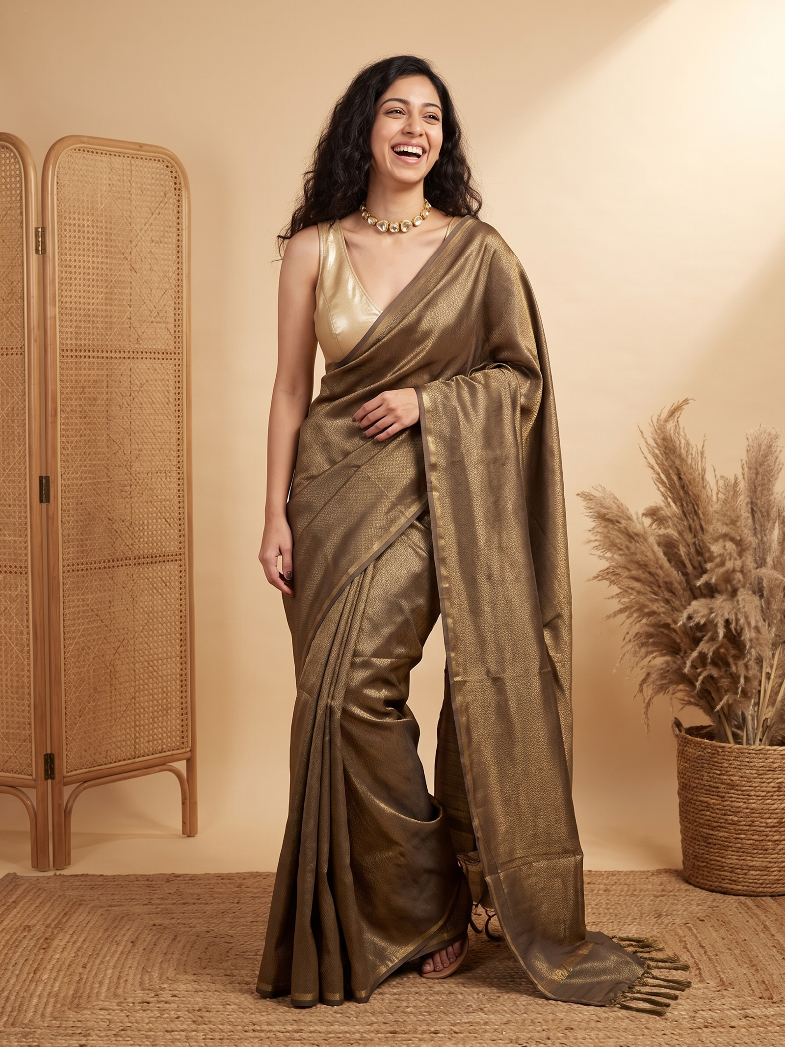 Esha Jari Silk Saree