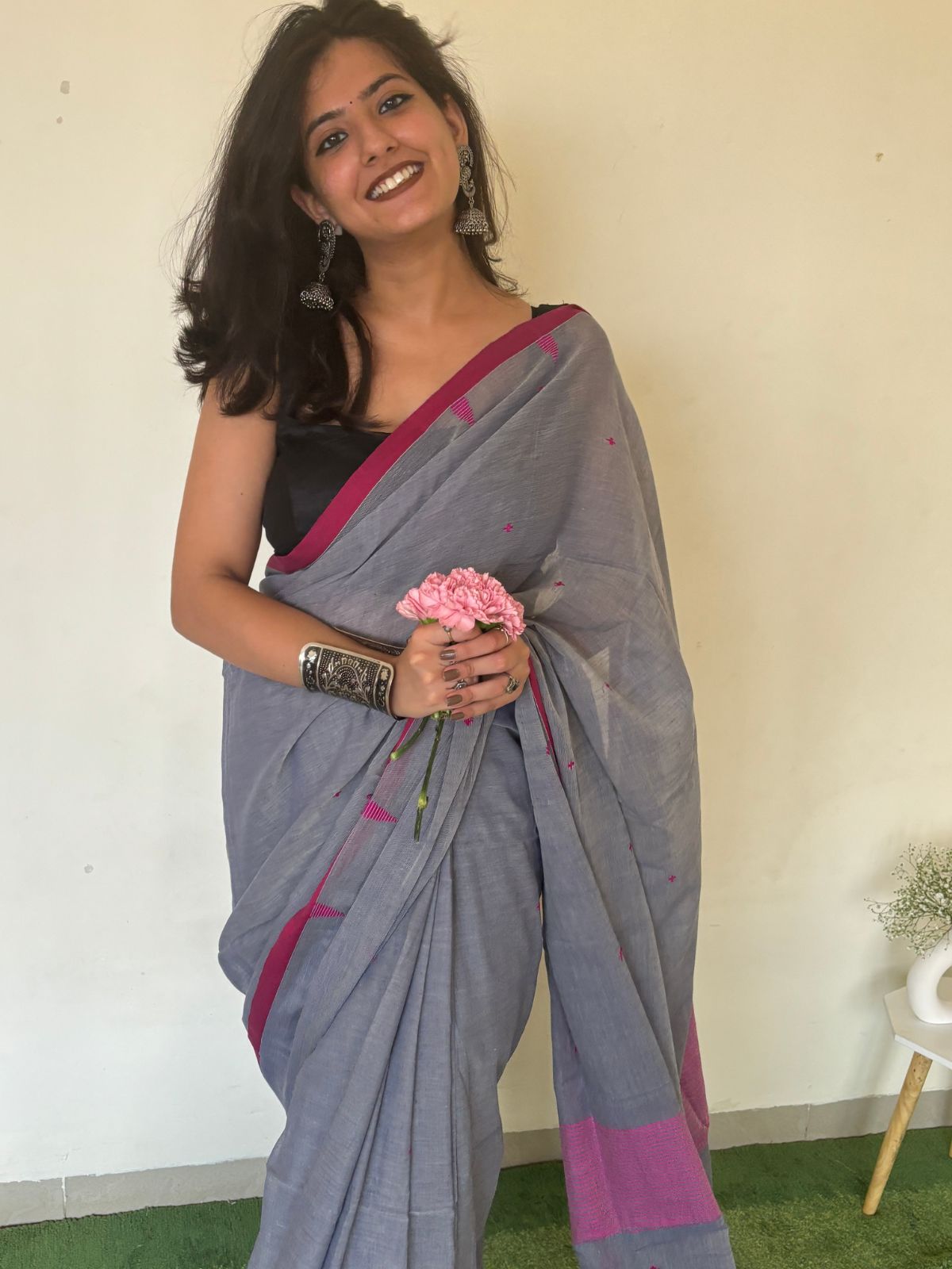 Dhundhlee Raat Cotton Saree