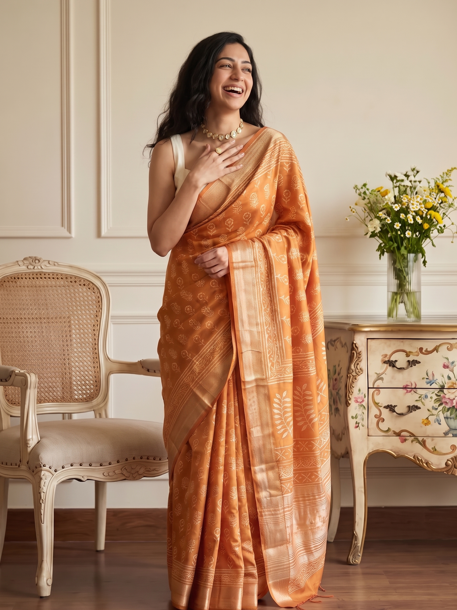 Charvi Maheswari Cotton Silk Saree