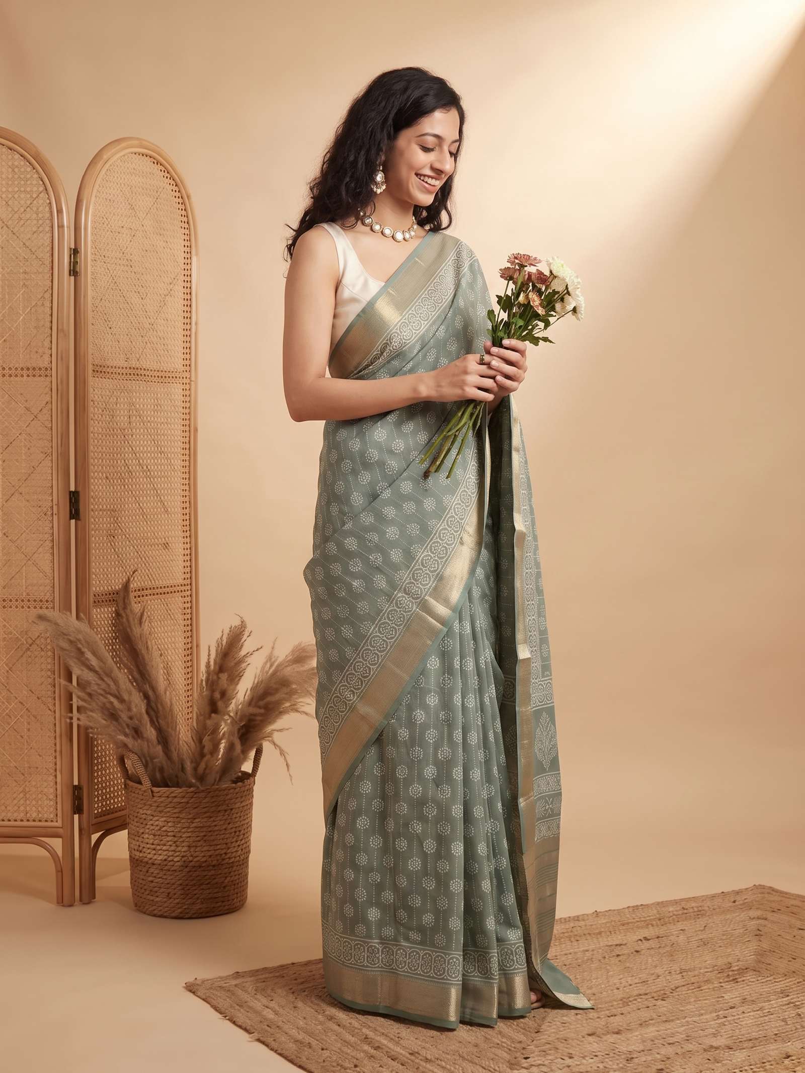 Hiranyaa Maheshwari Cotton Silk saree