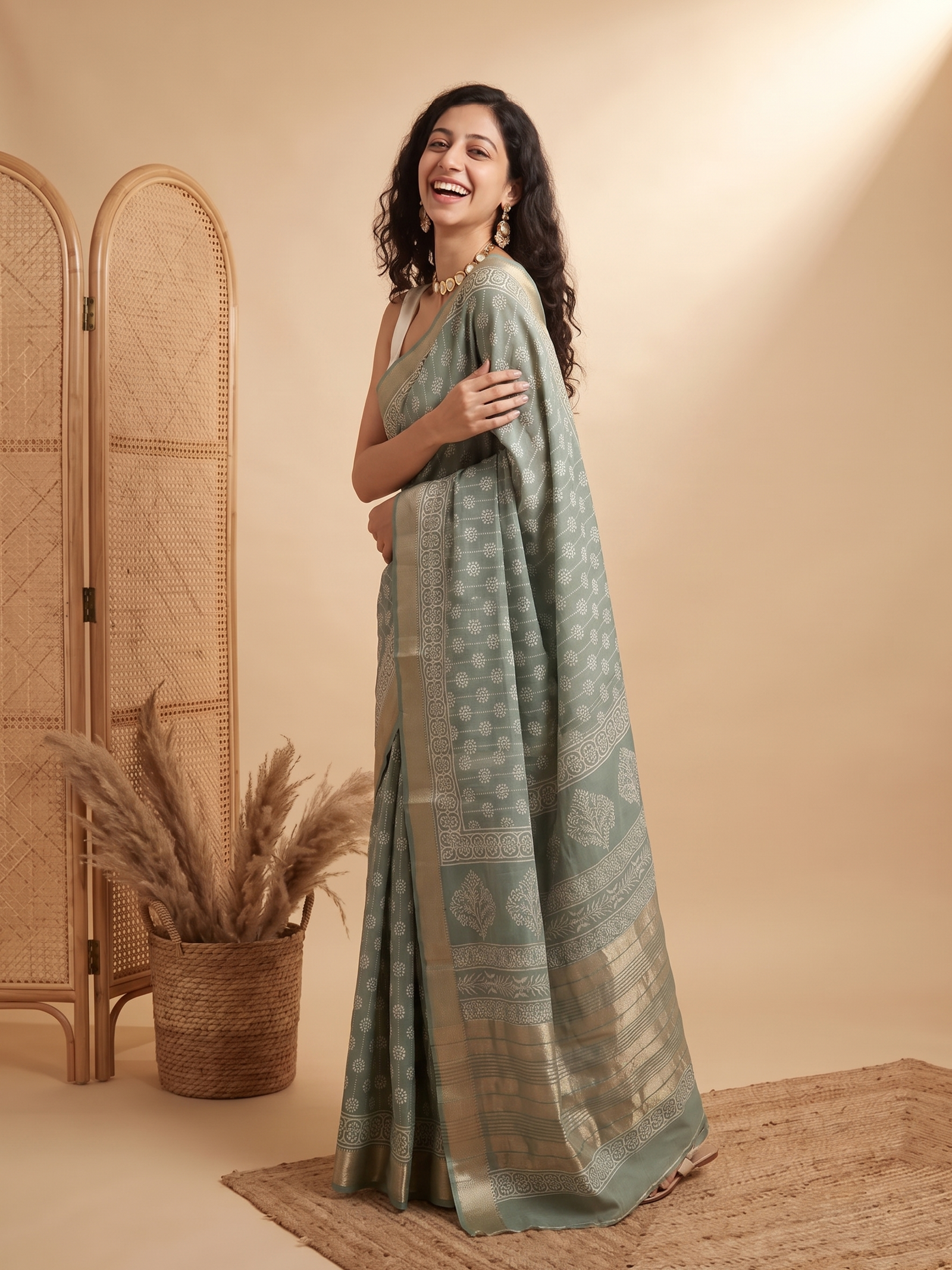 Hiranyaa Maheshwari Cotton Silk saree