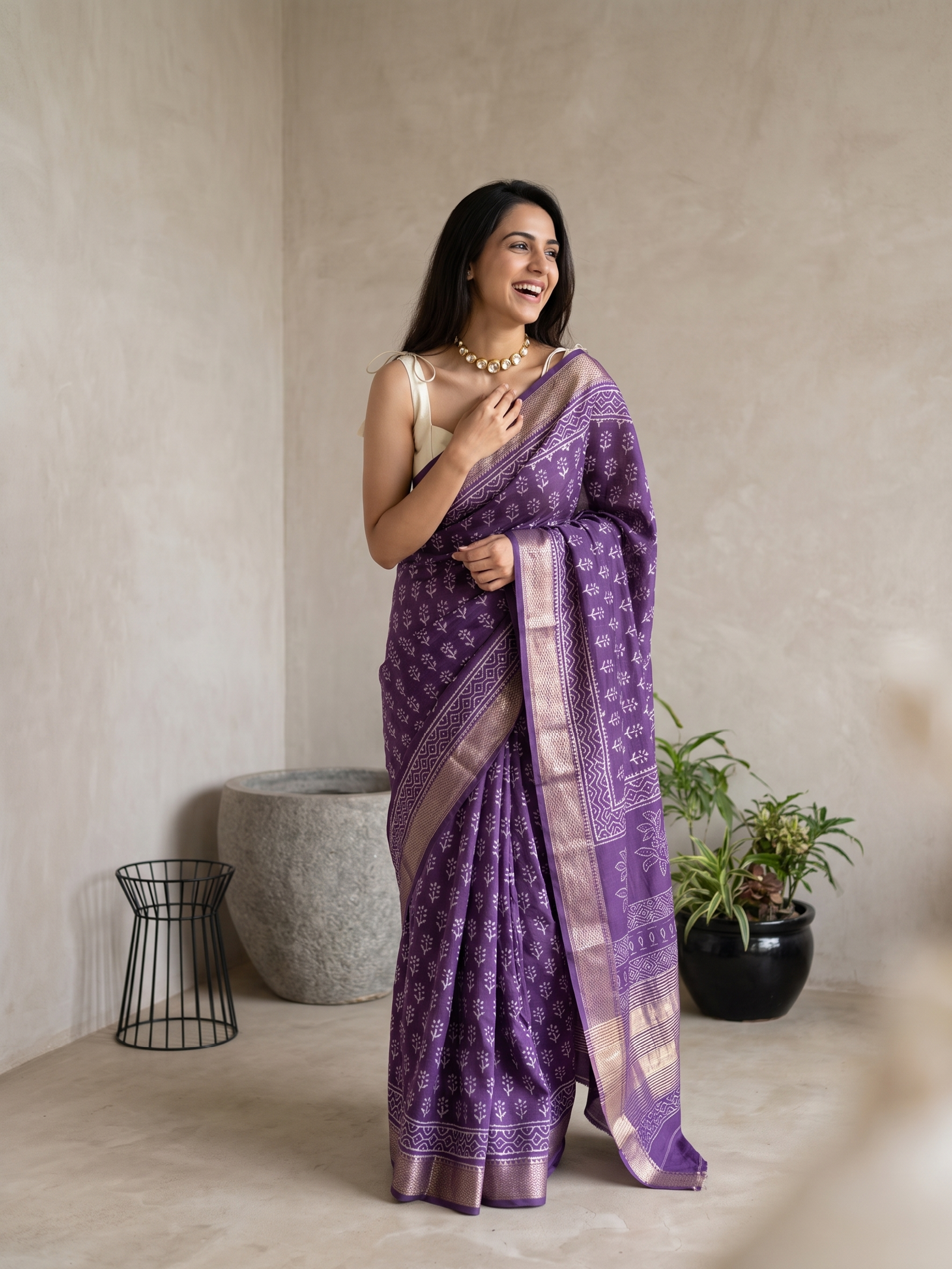 Ratnapriya Maheshwari Cotton Silk Saree