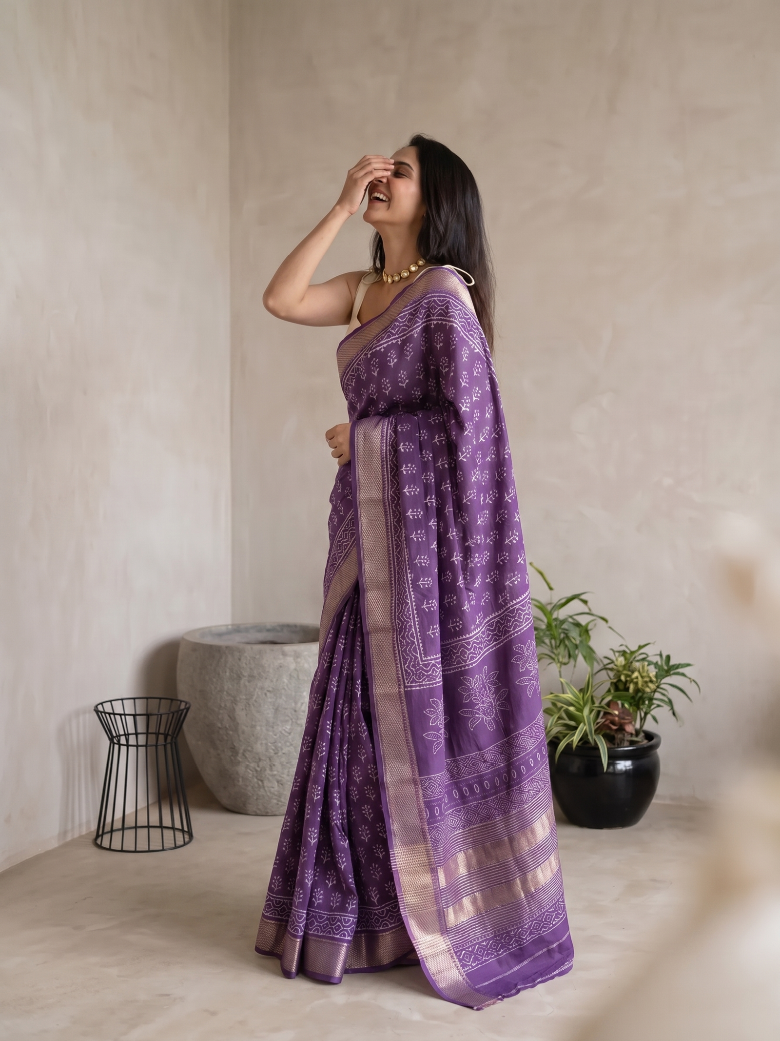 Ratnapriya Maheshwari Cotton Silk Saree