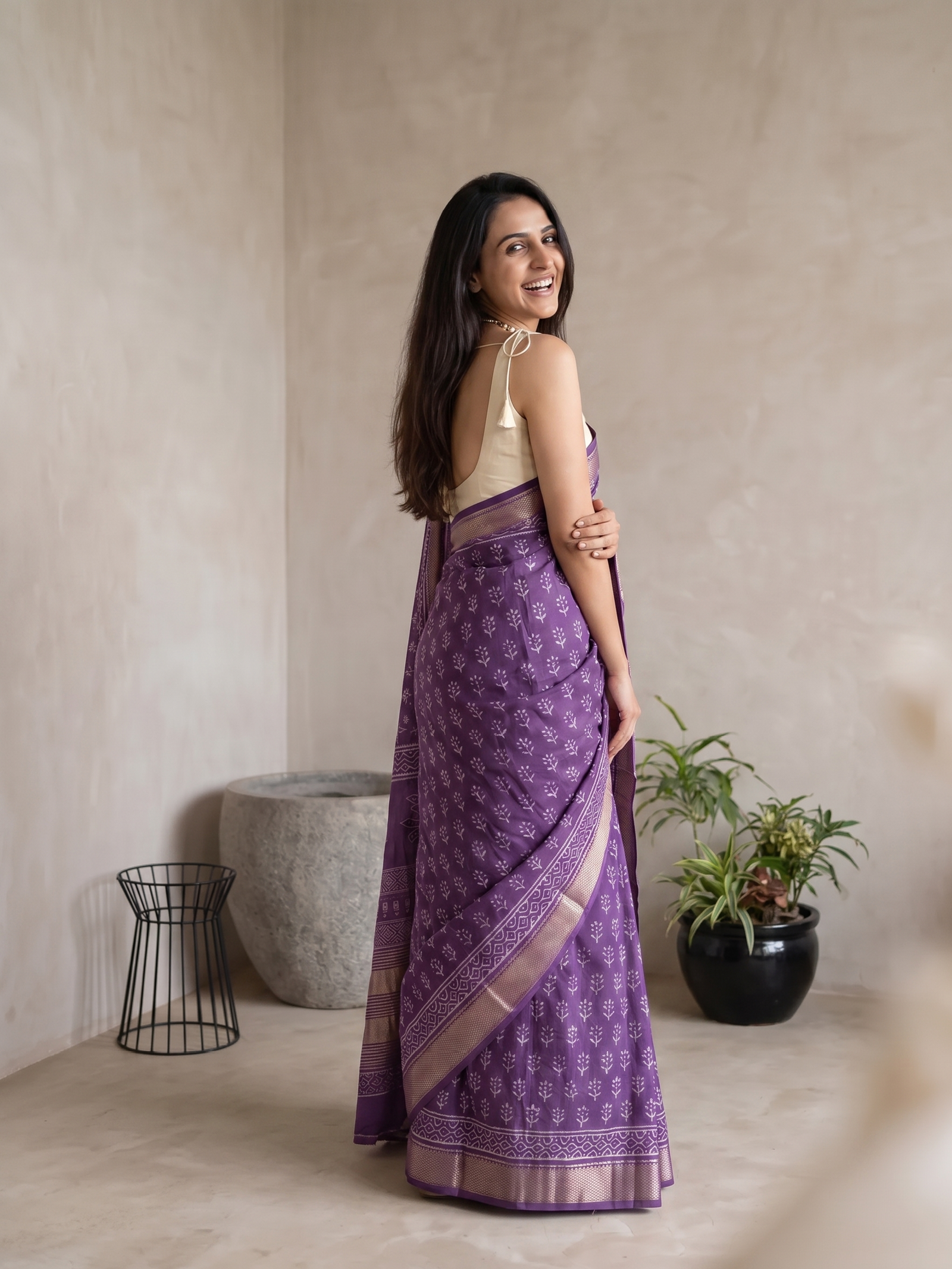 Ratnapriya Maheshwari Cotton Silk Saree