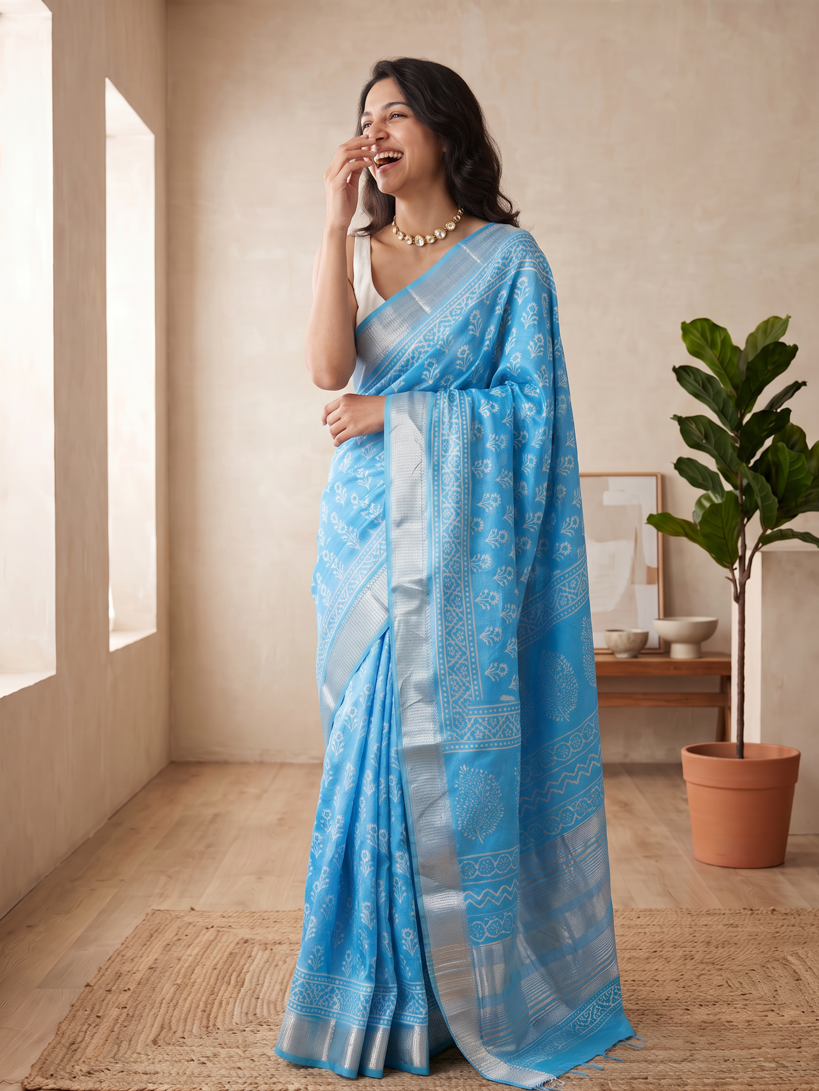 Eira Maheshwari Cotton Silk Saree