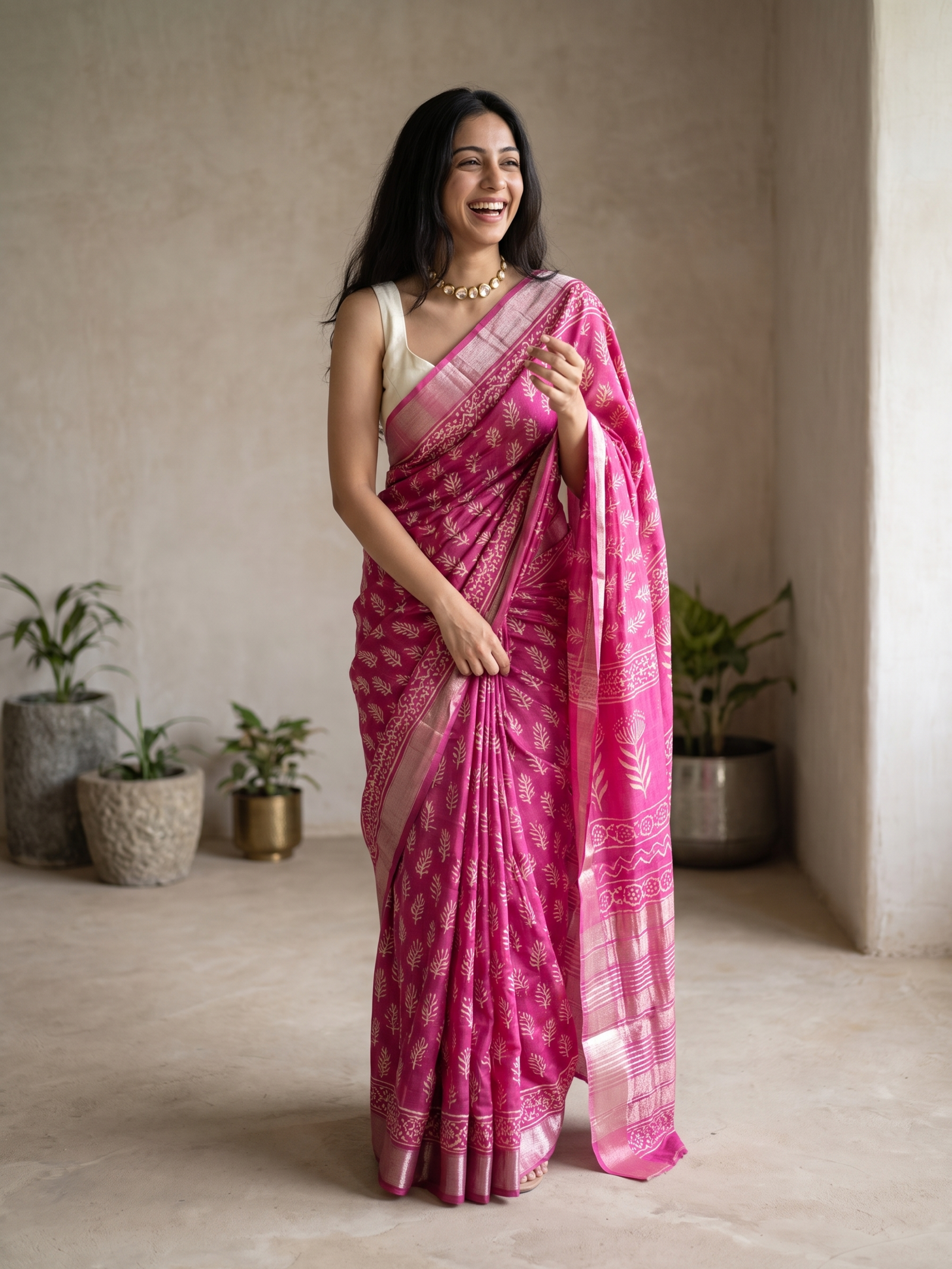 Rasika Maheshwari Cotton Silk Saree