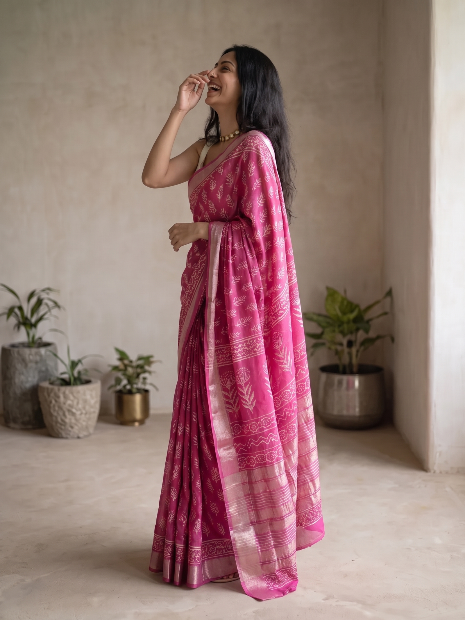 Rasika Maheshwari Cotton Silk Saree