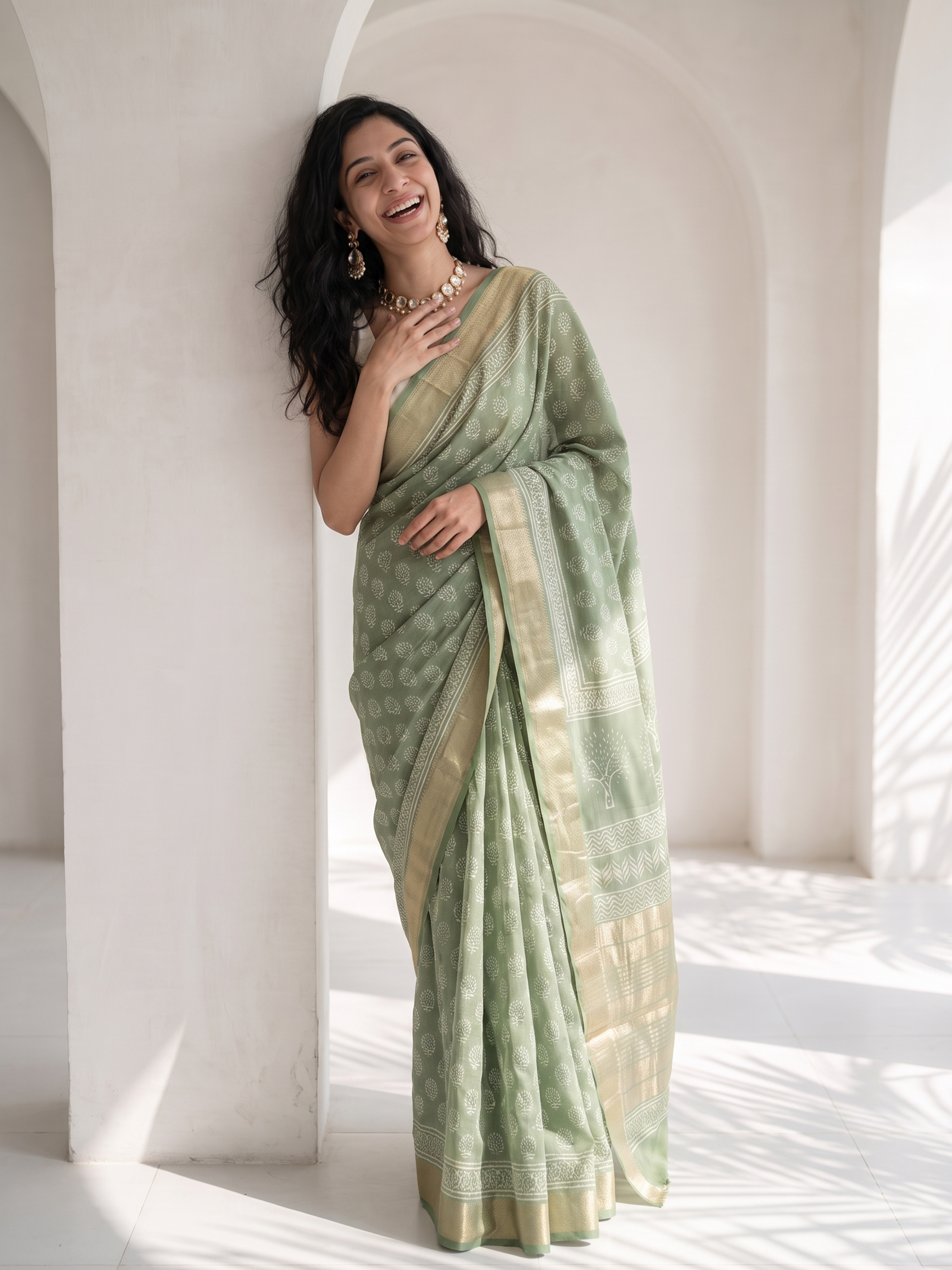 Aamra Maheshwari Cotton Silk Saree