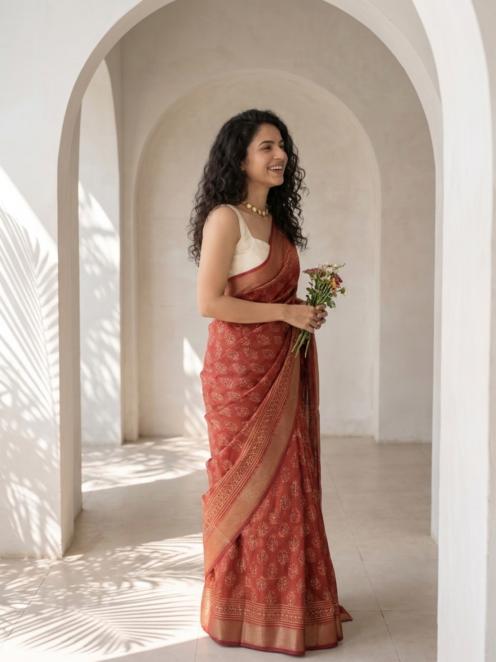 Roshni Maheshwari Cotton Silk Saree