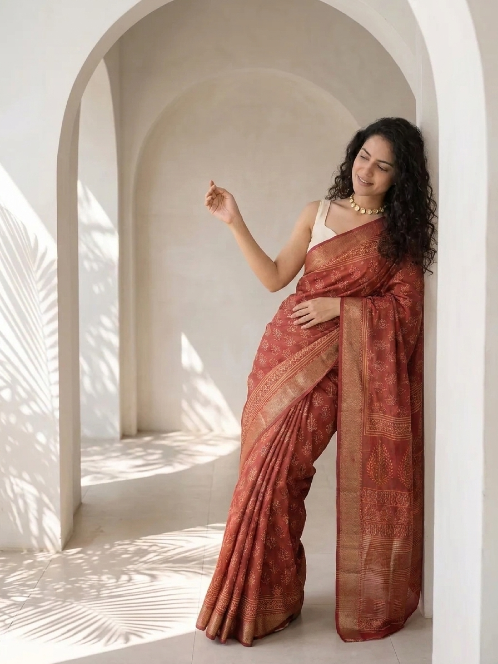 Roshni Maheshwari Cotton Silk Saree