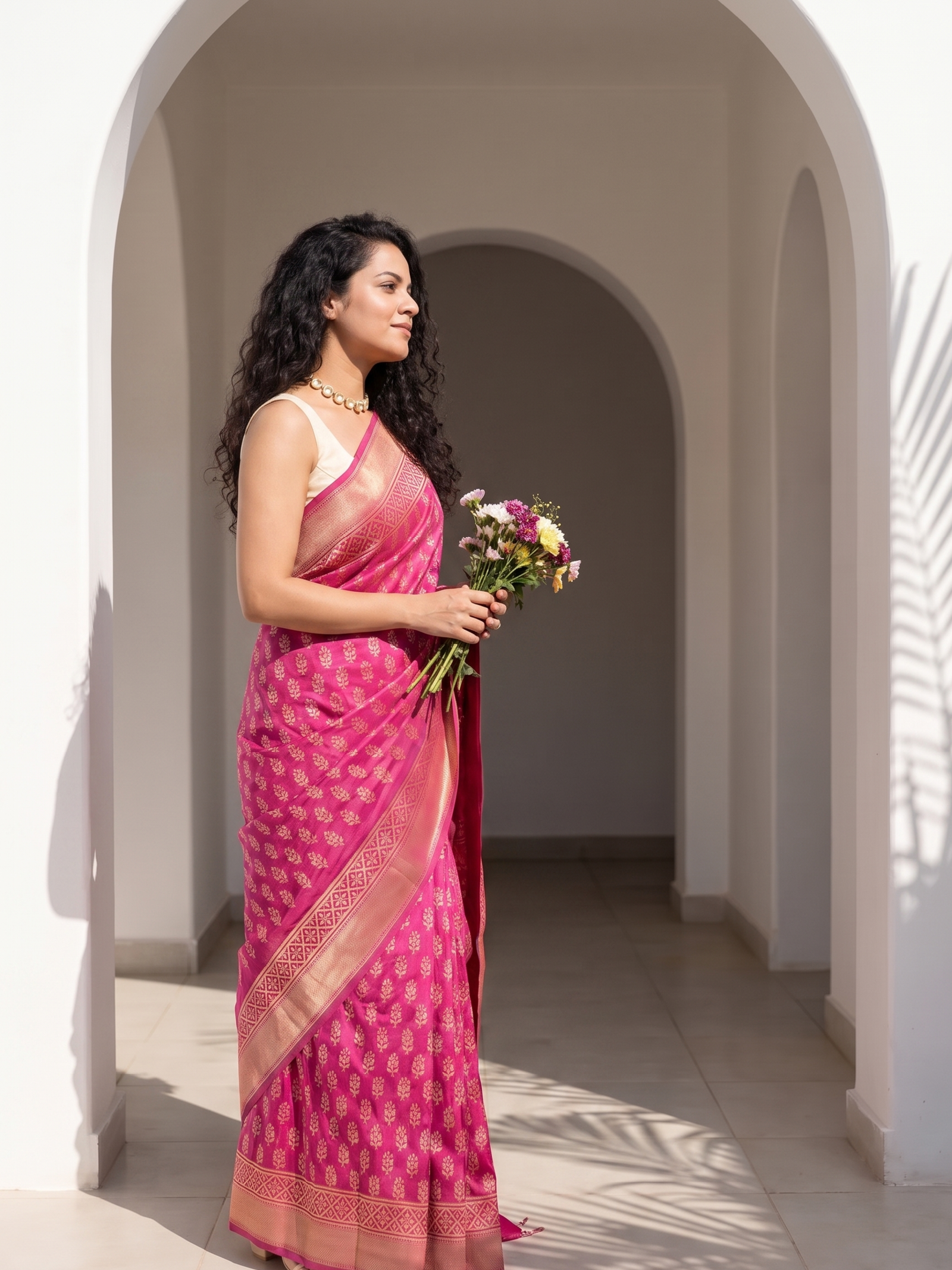 Kalindi Maheshwari Cotton Silk Saree