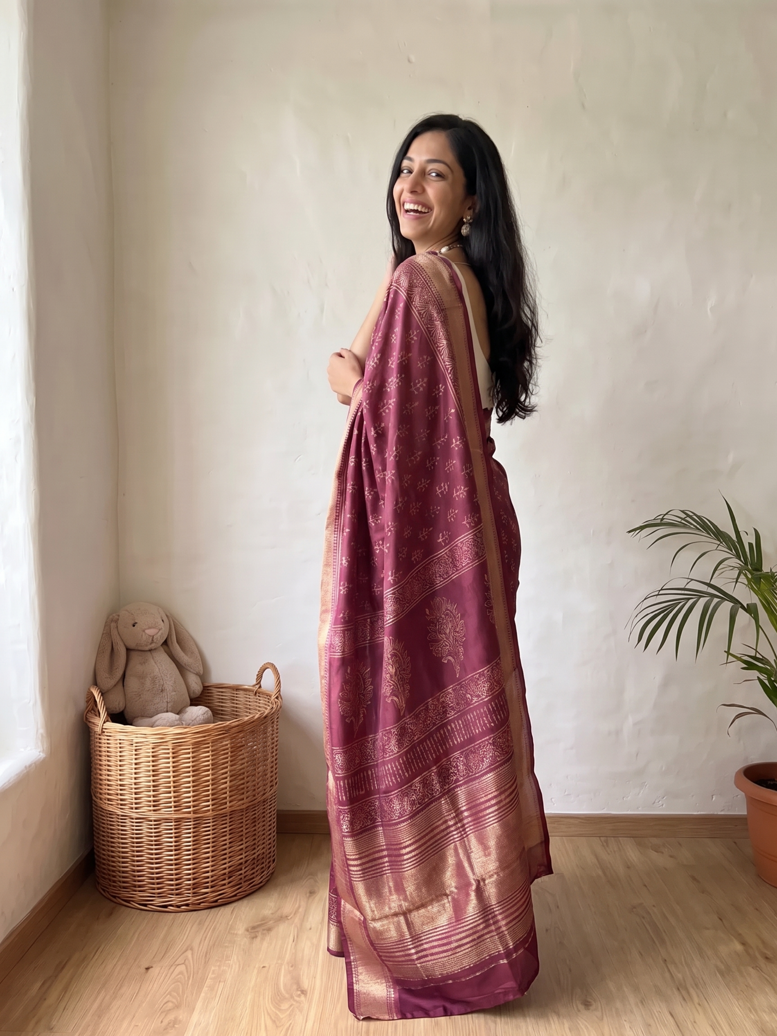 Rupalekha Maheshwari Cotton Silk Saree