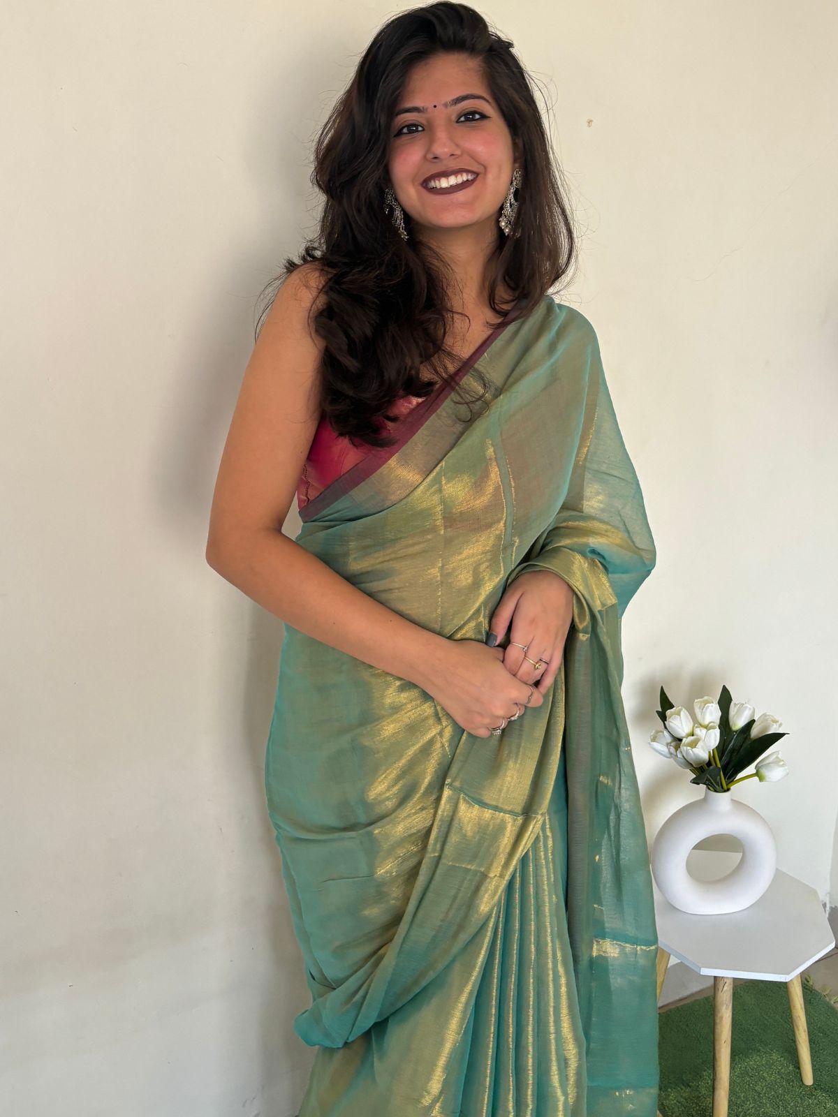 Sundori Cotton Tissue Saree