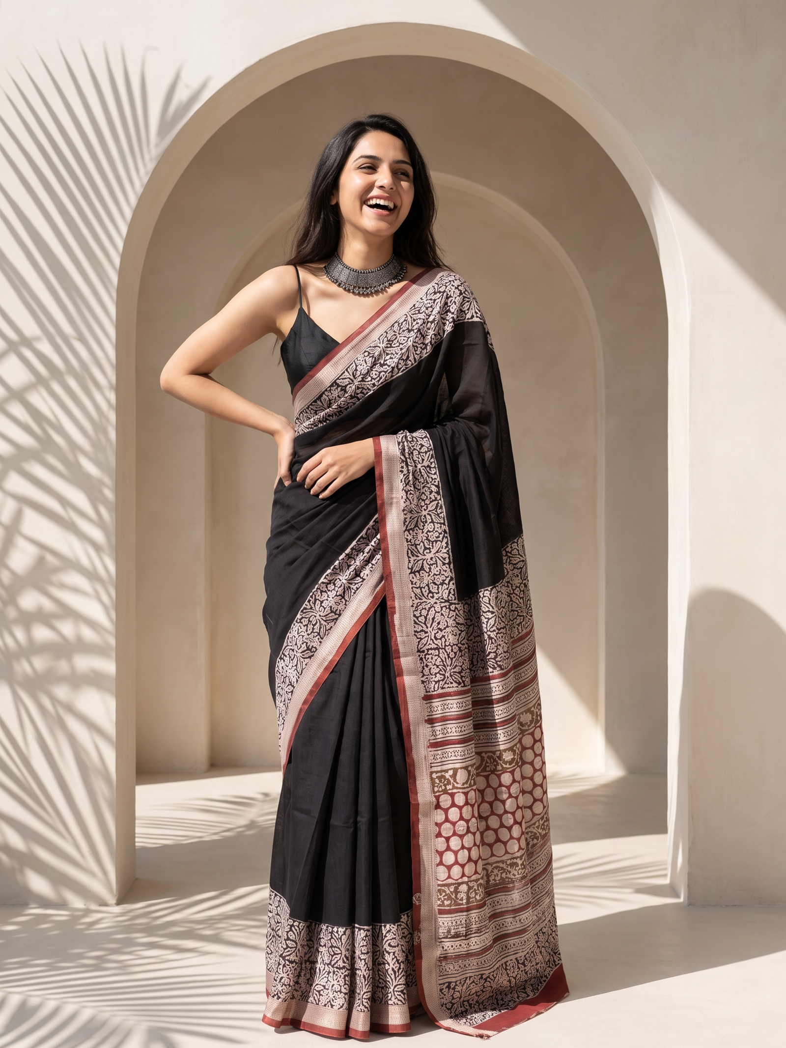 Kajal Maheshwari Cotton Silk Saree