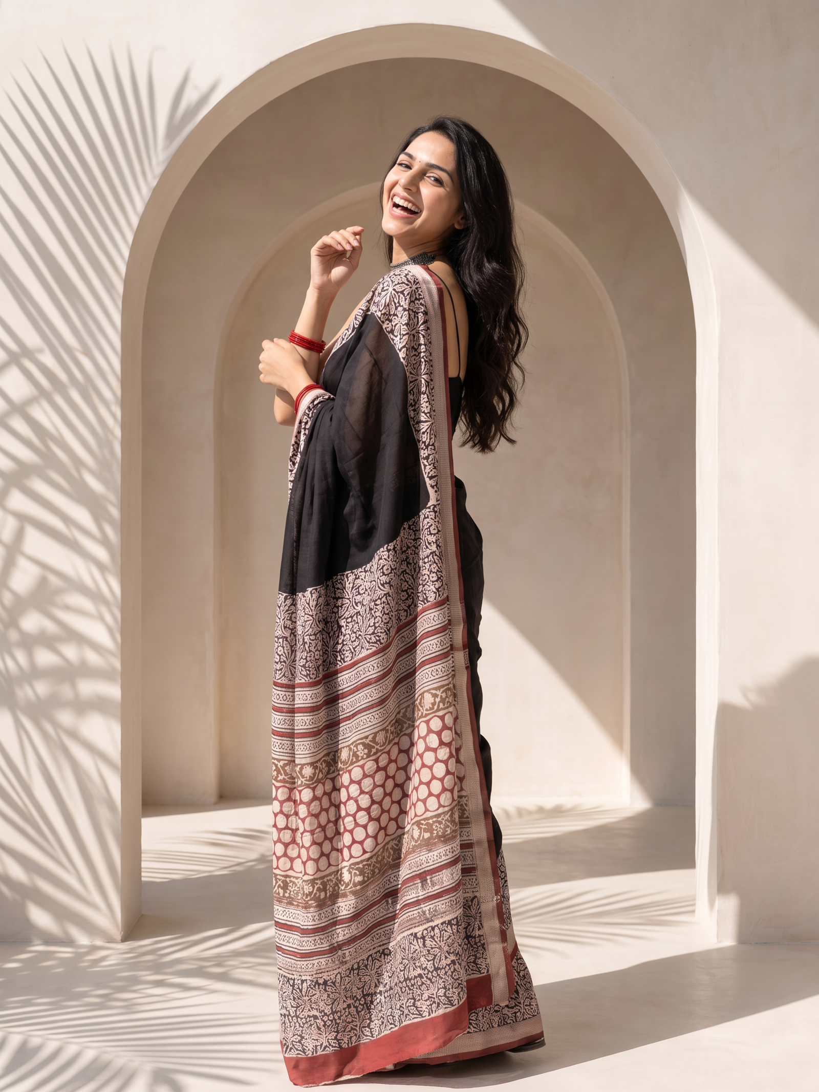 Kajal Maheshwari Cotton Silk Saree