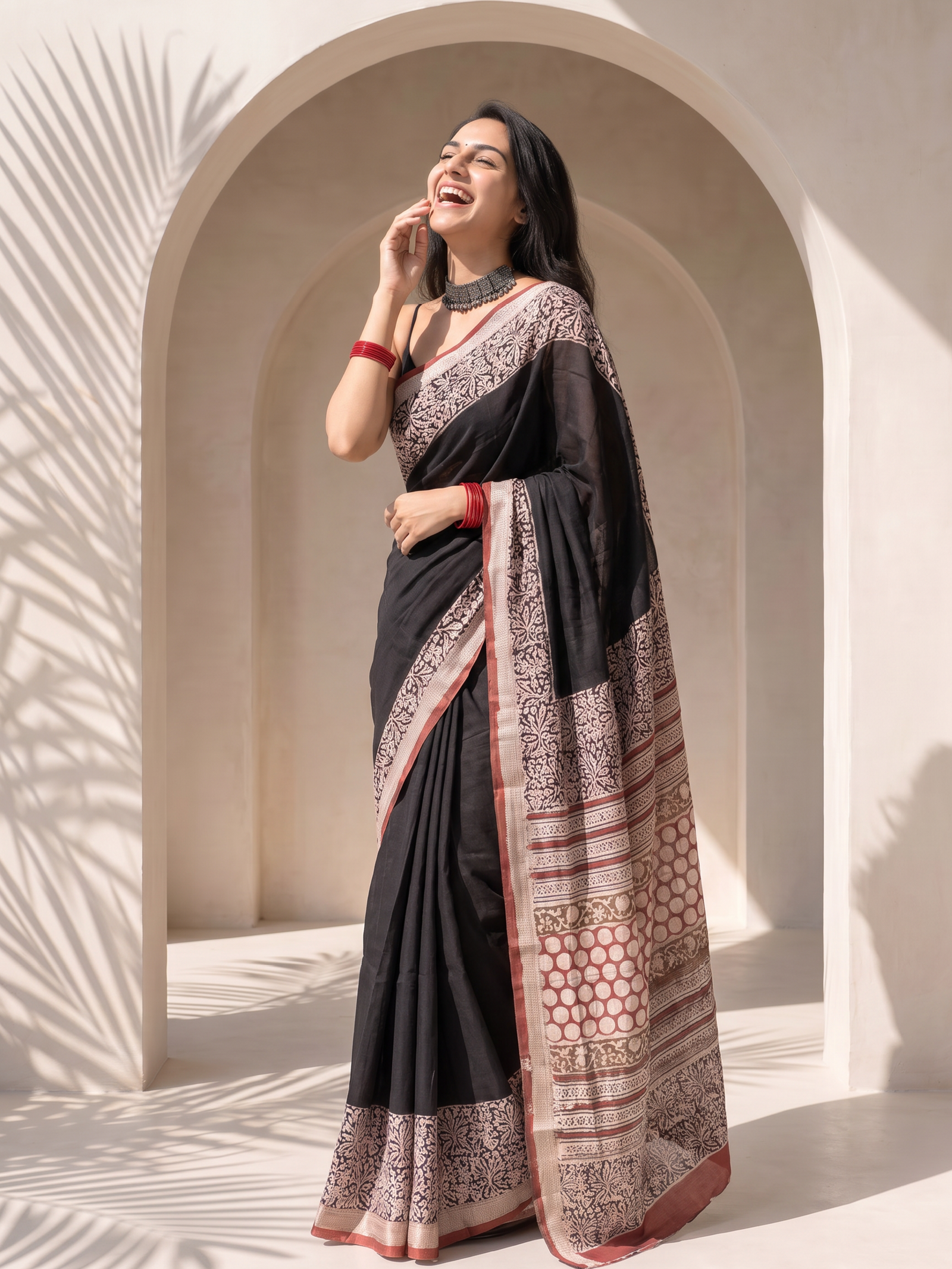 Kajal Maheshwari Cotton Silk Saree