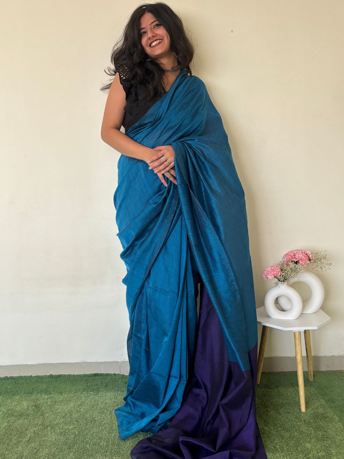 Aaboli Khadi Cotton Saree