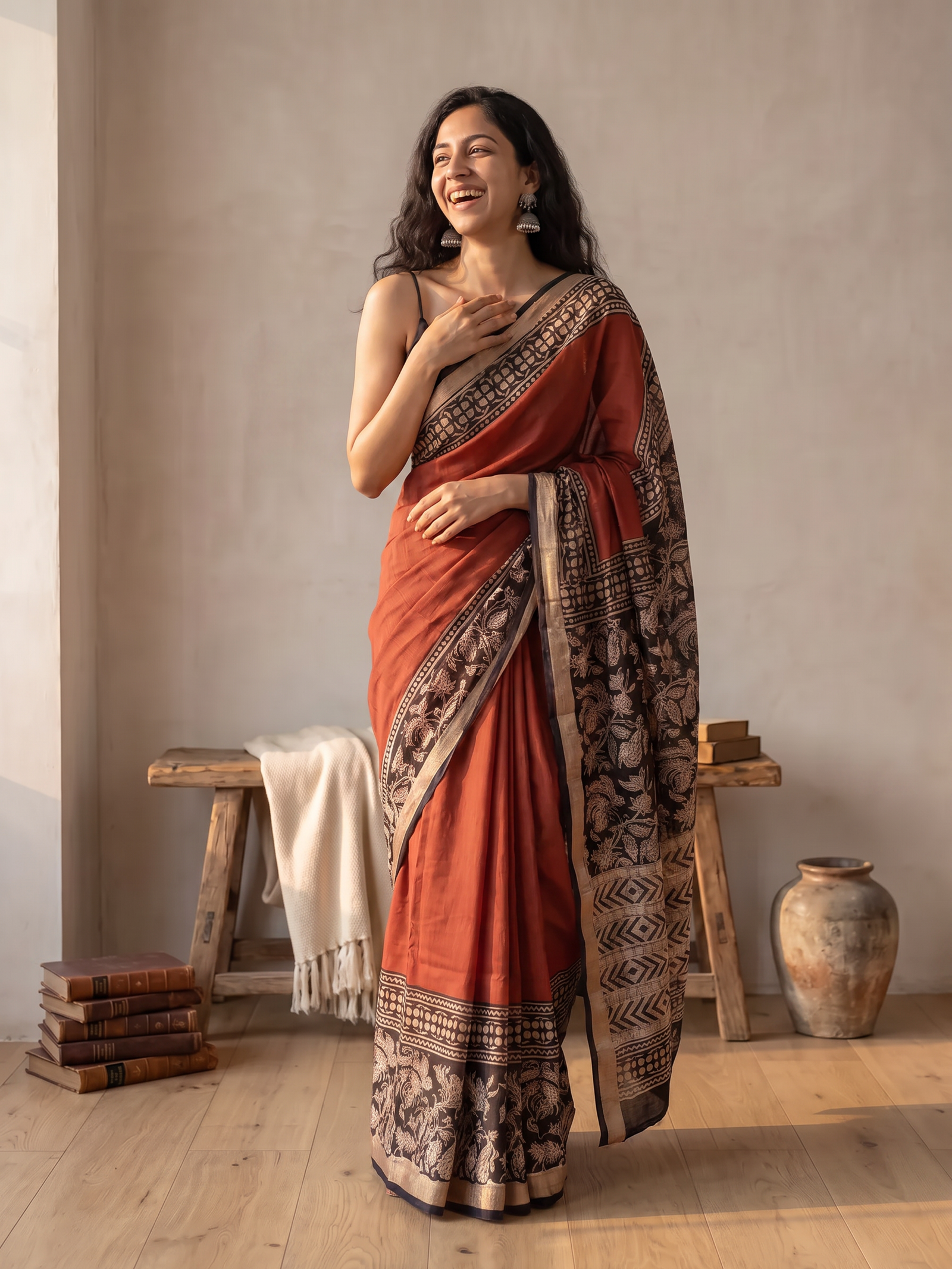 Radhika Maheshwari Cotton Silk Saree