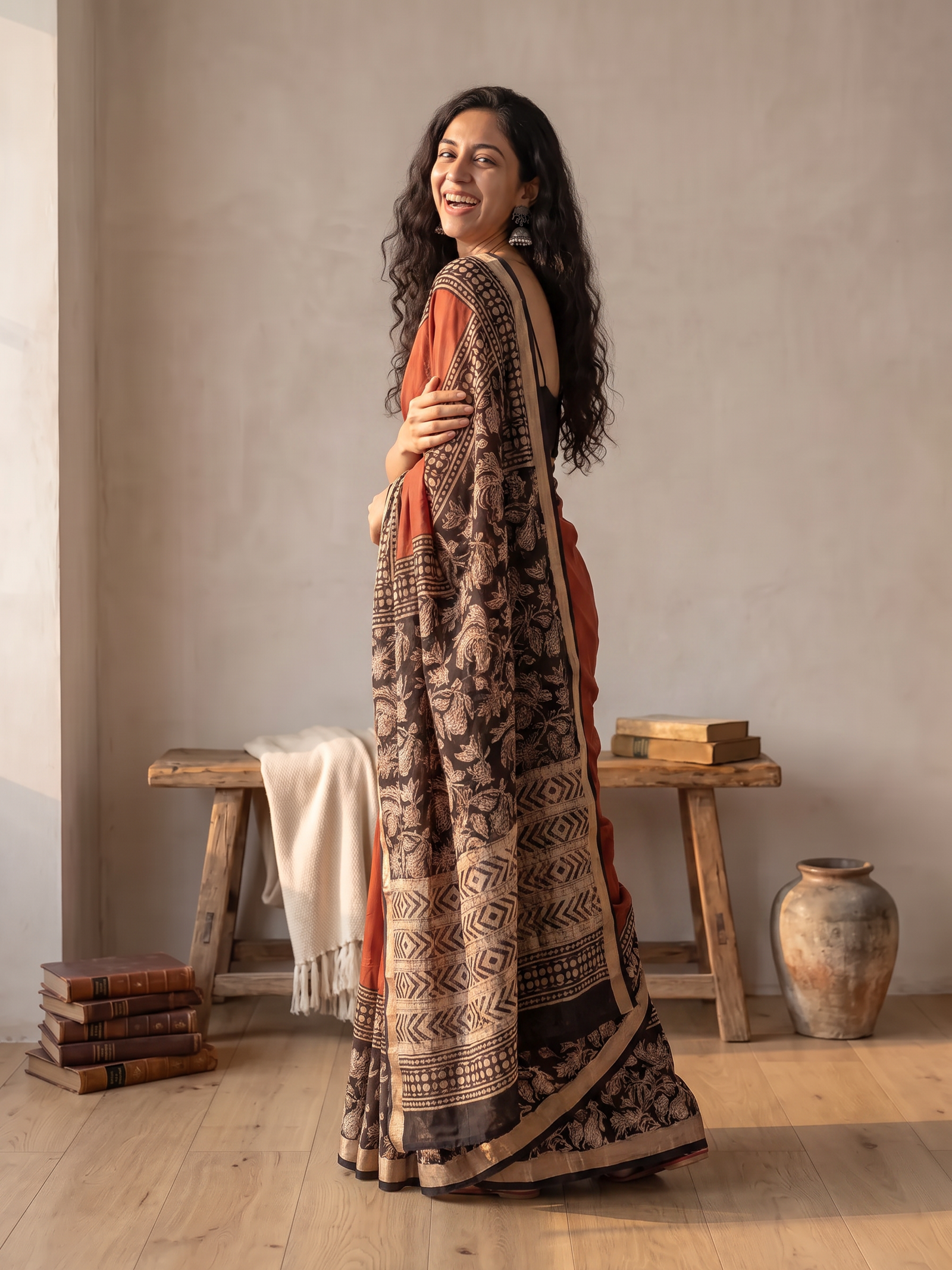 Radhika Maheshwari Cotton Silk Saree