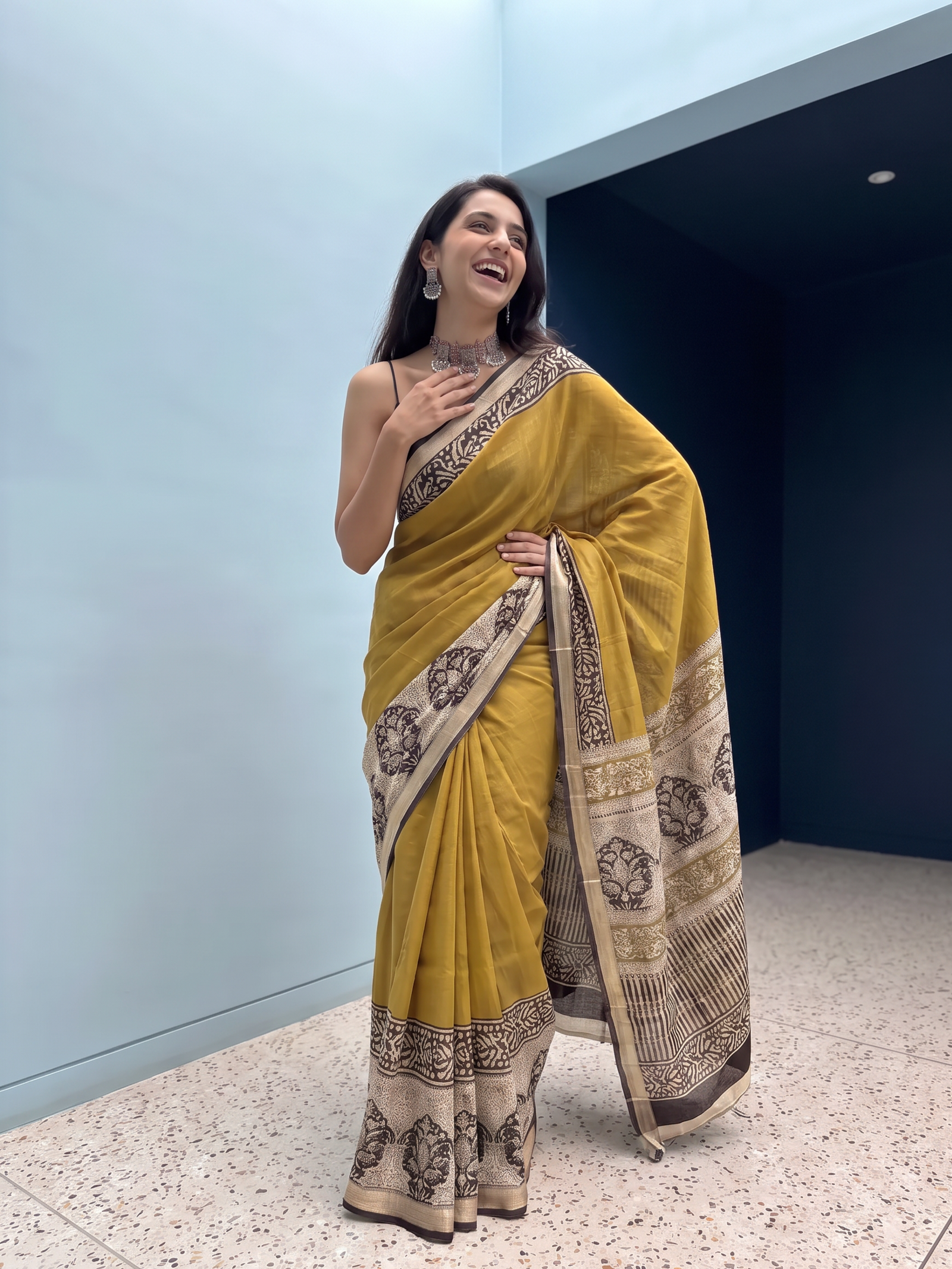 Kaaya Maheshwari Cotton Silk Saree