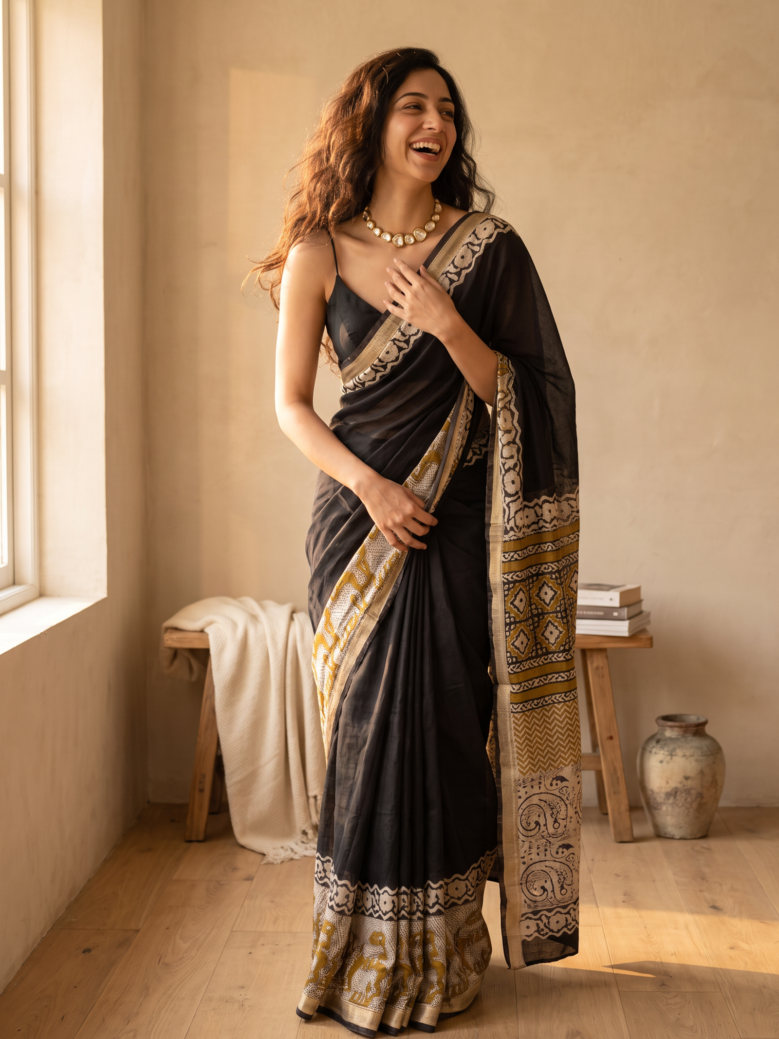 Riwaaz Maheshwari Cotton Silk Saree