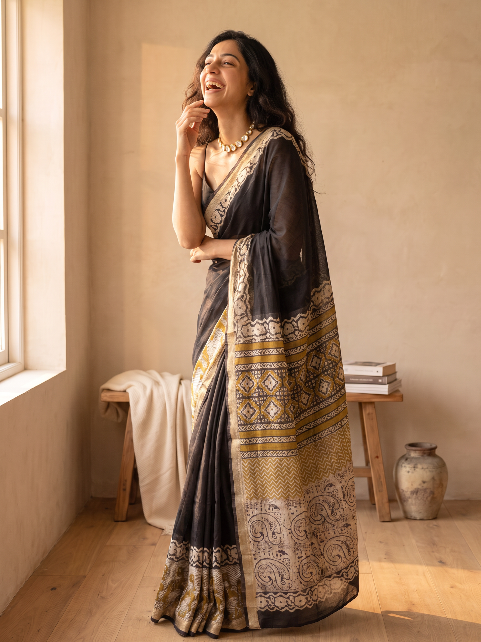 Riwaaz Maheshwari Cotton Silk Saree