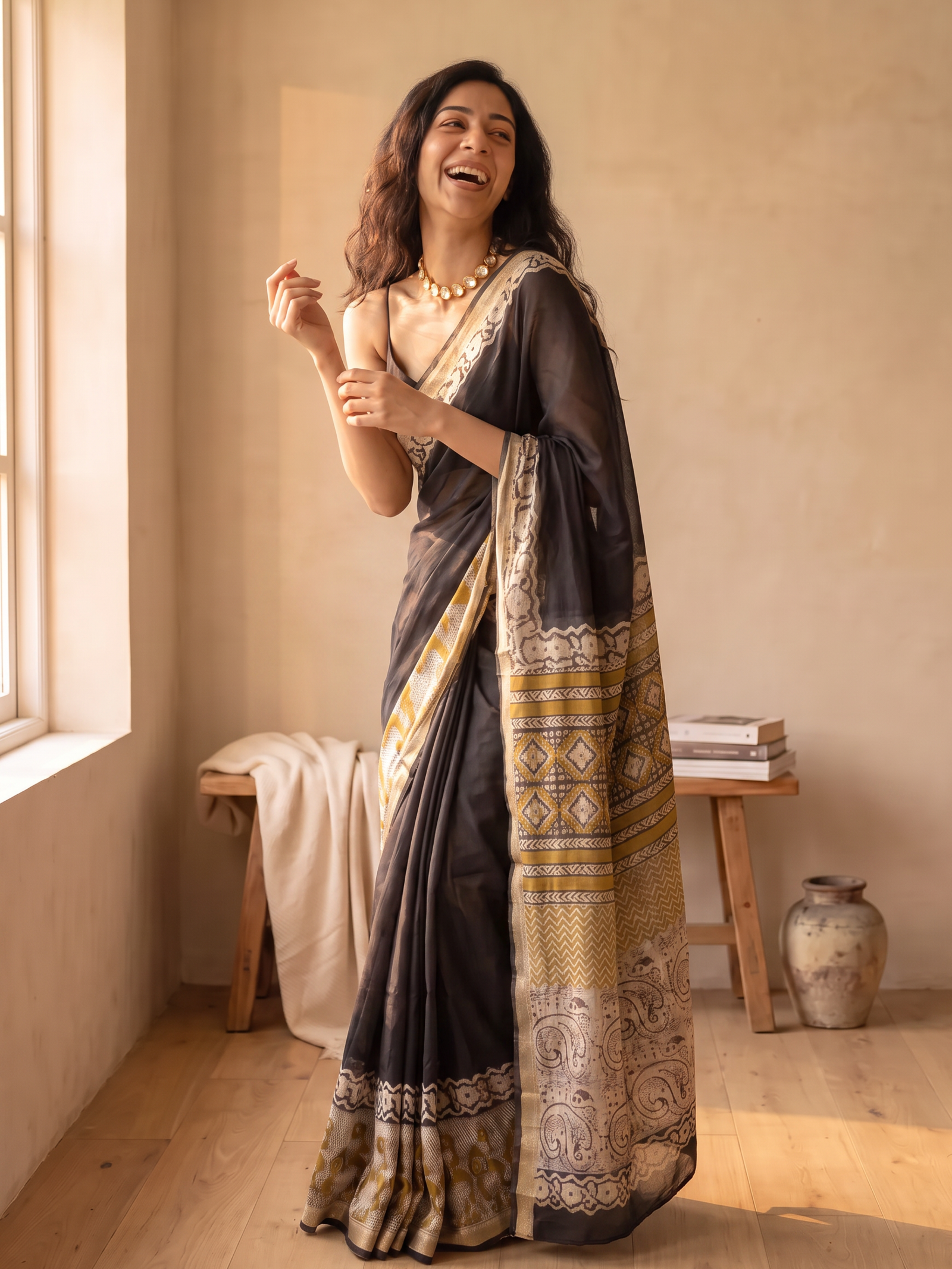 Riwaaz Maheshwari Cotton Silk Saree