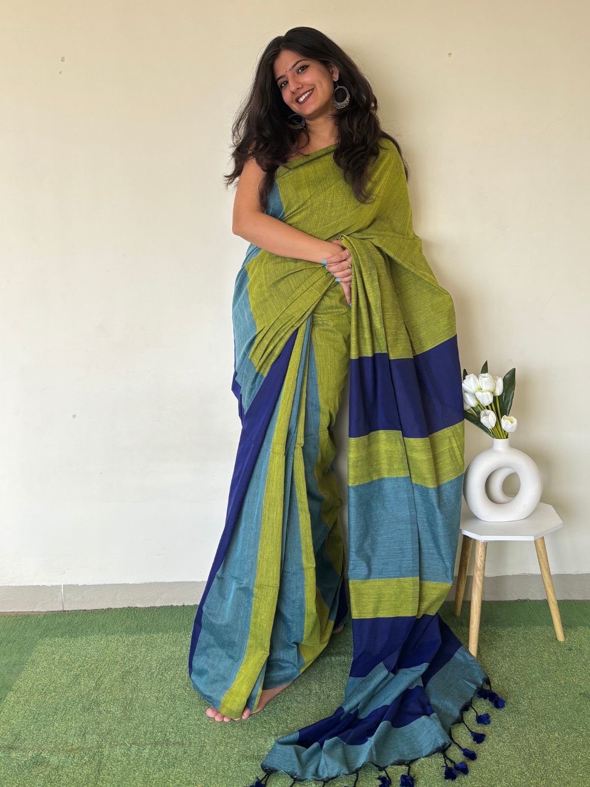 Suti Khadi Cotton Saree