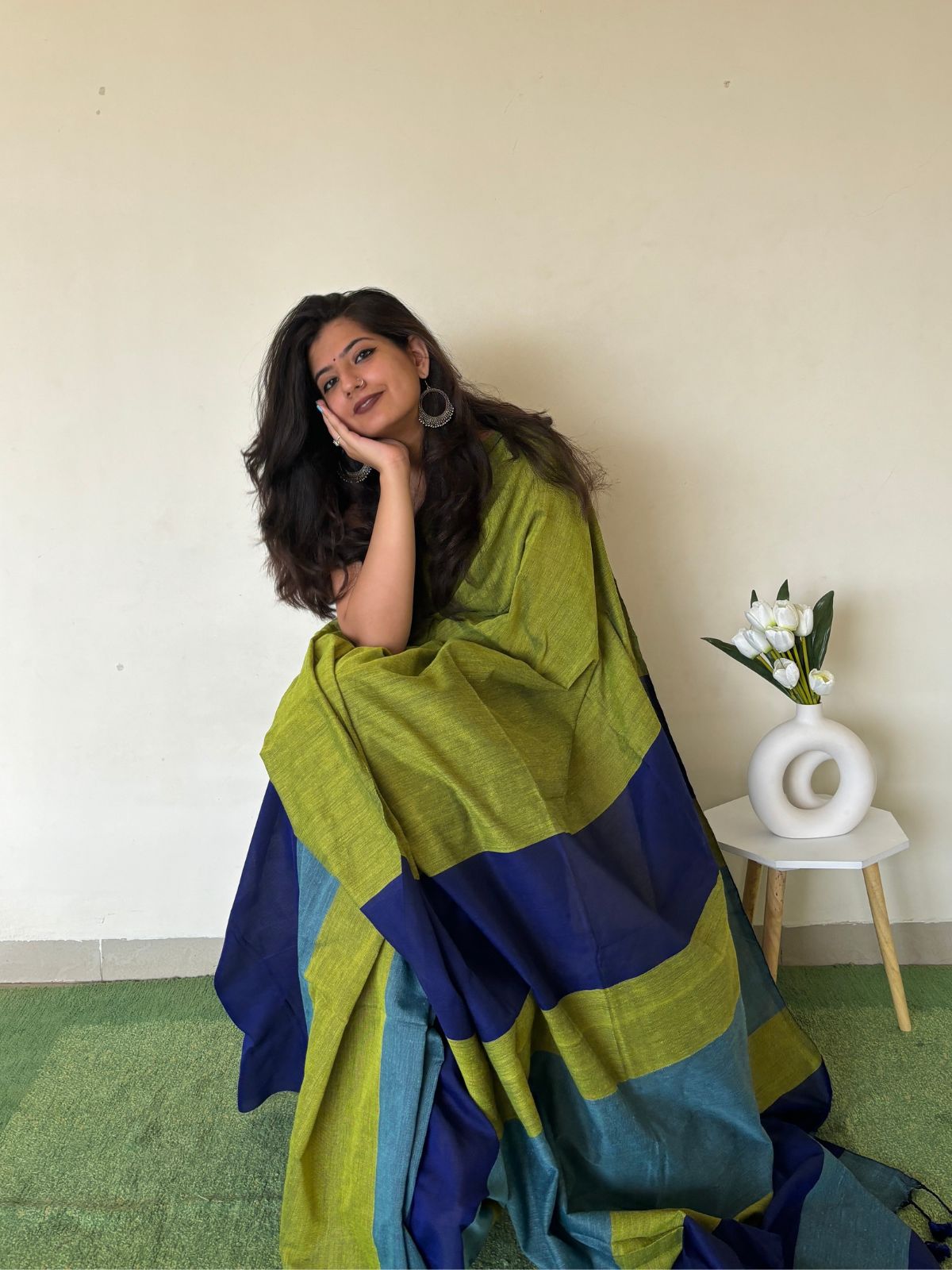 Suti Khadi Cotton Saree