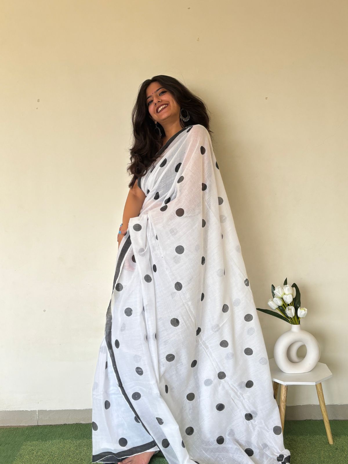 Bulbule Khadi Cotton Saree