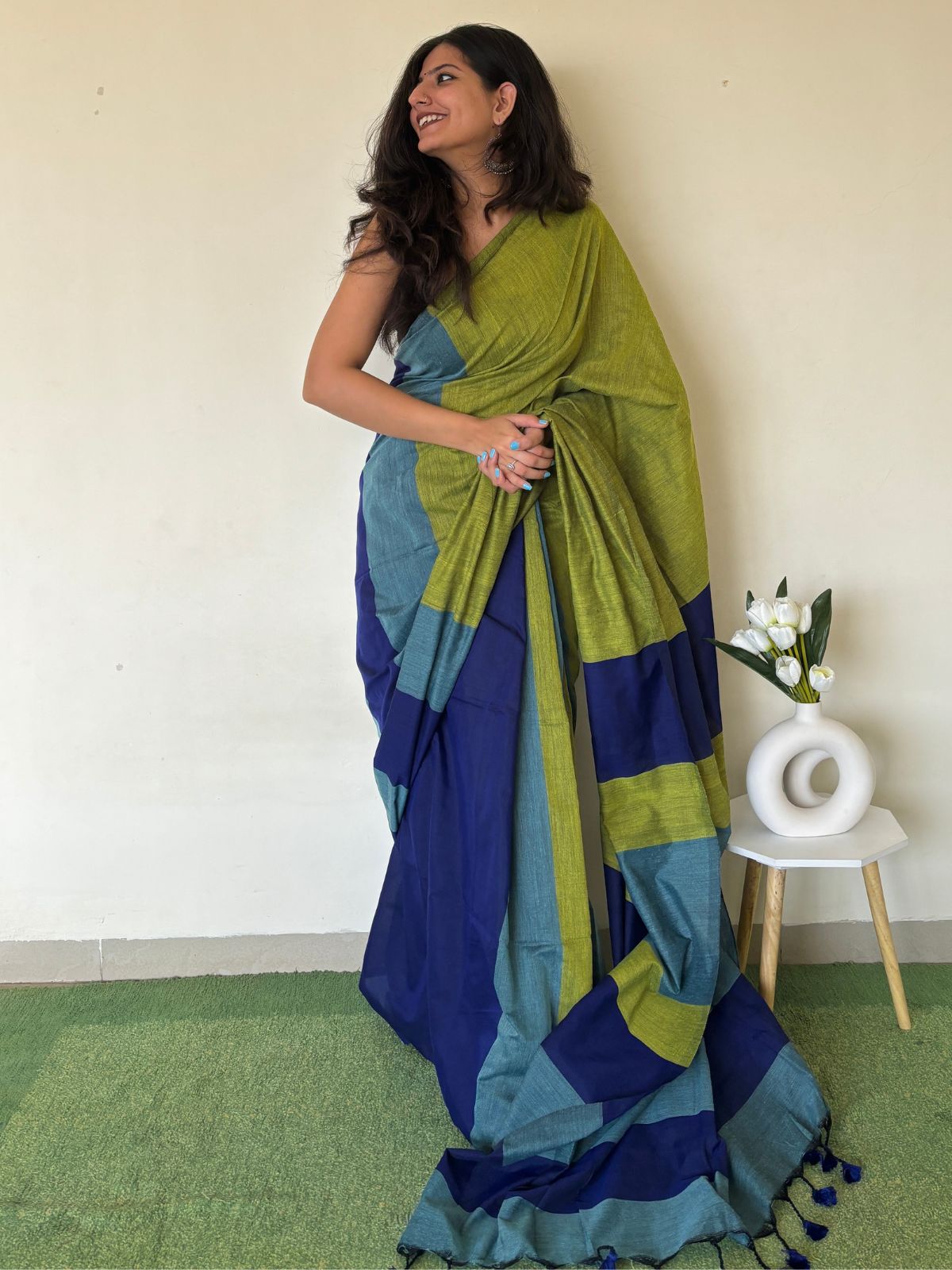 Suti Khadi Cotton Saree