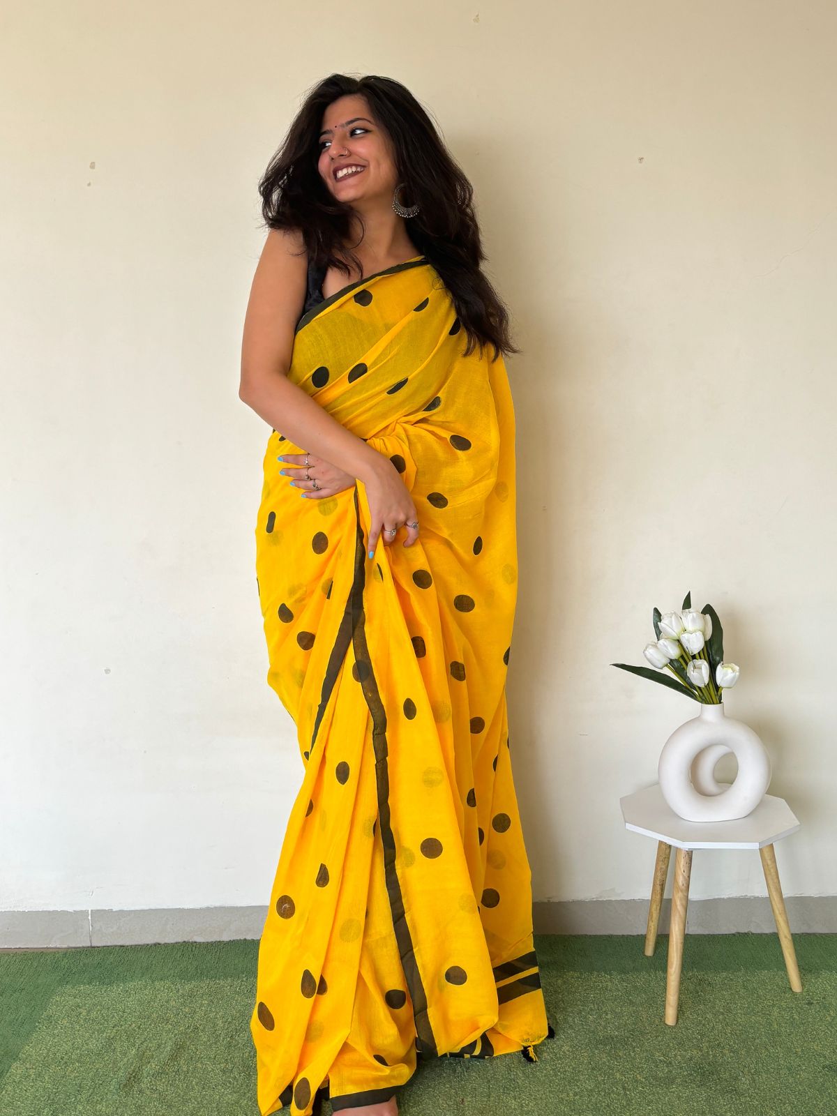 Gunjan Khadi Cotton Saree