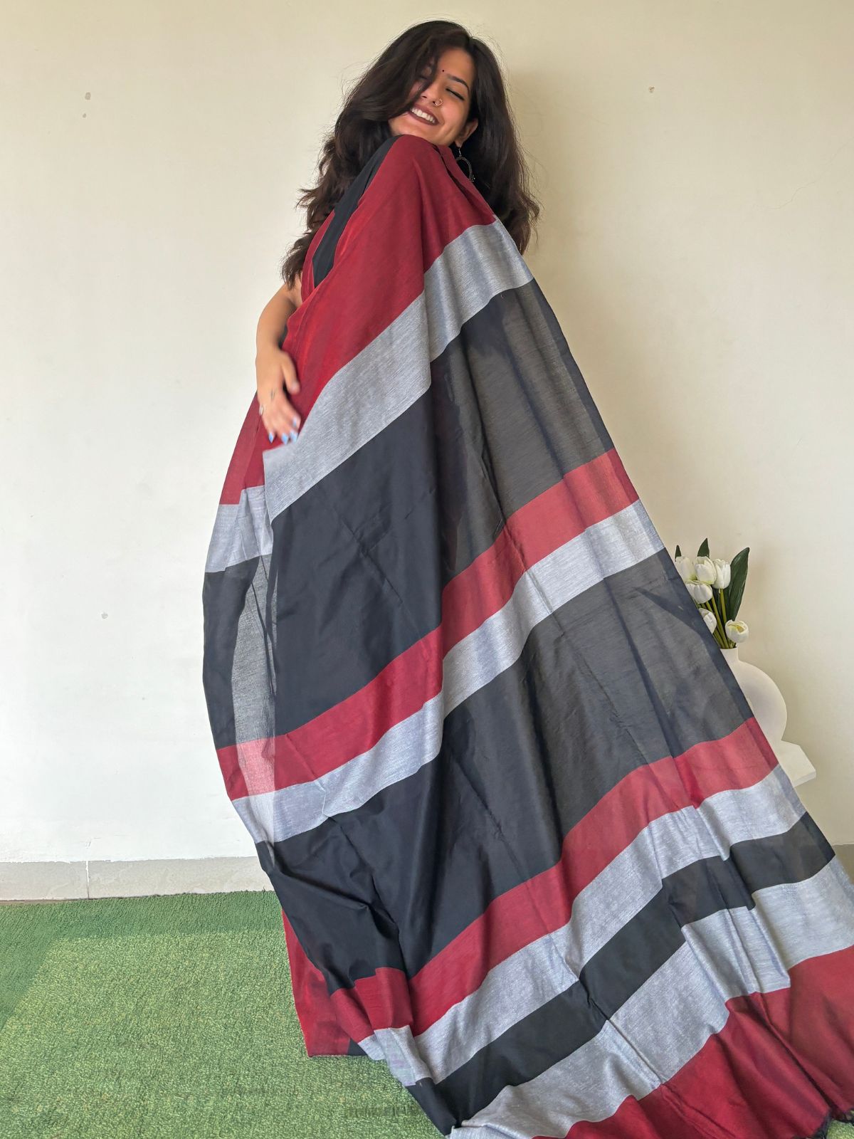 Titli Khadi Cotton Saree