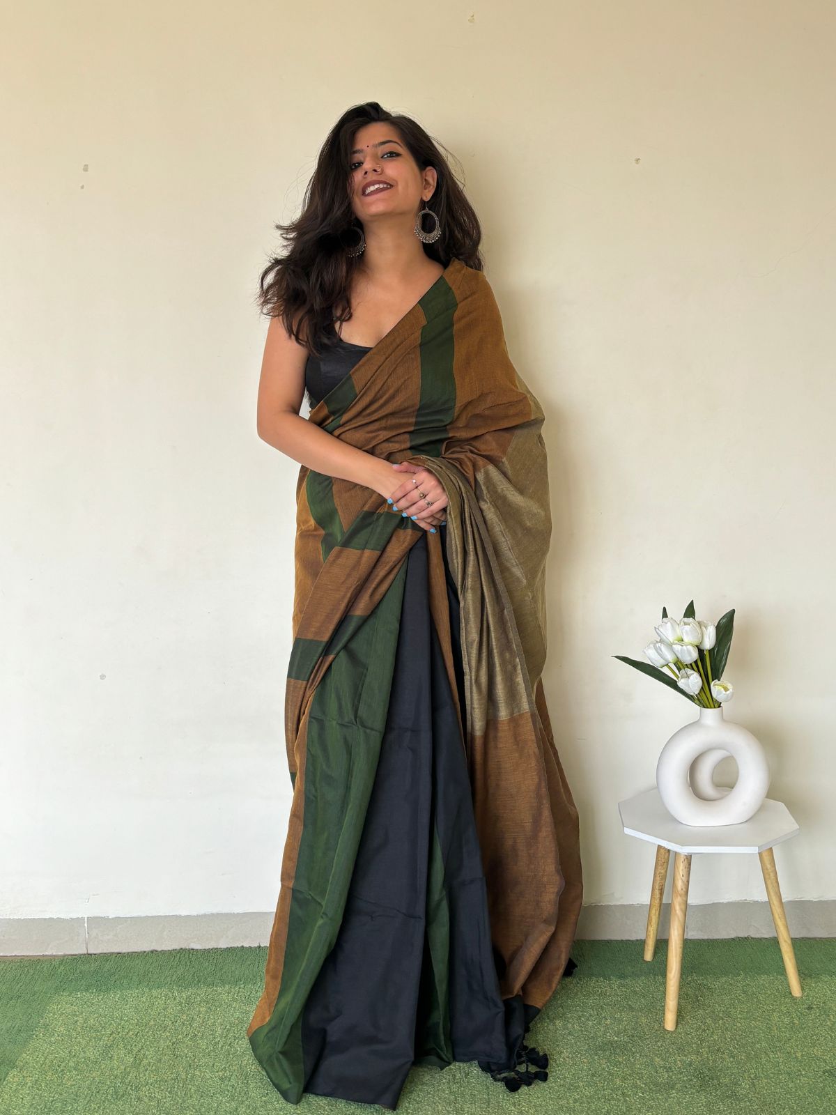 Sur Khadi Cotton Saree