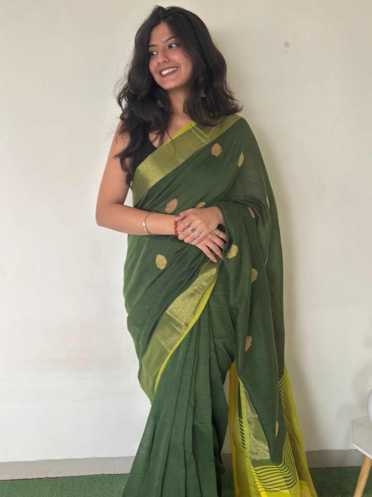 Manikya Linen Saree