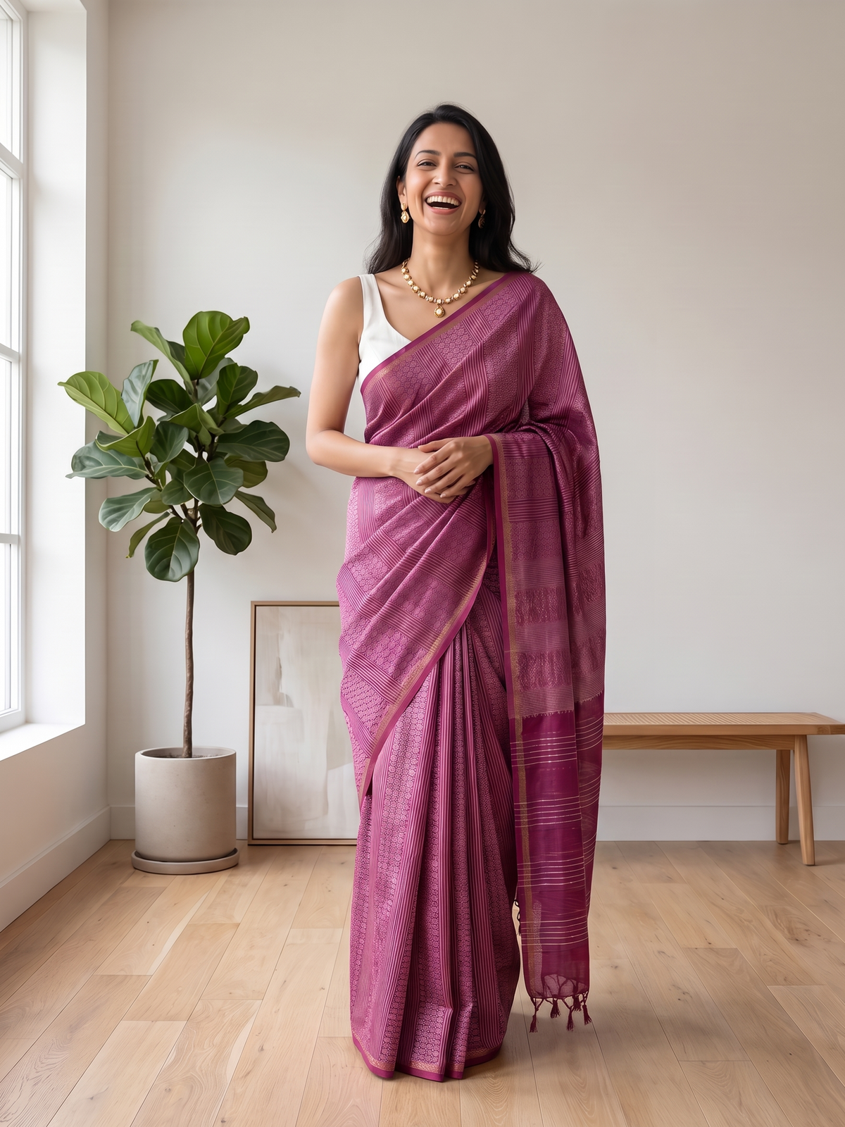 Shaam Sitara Jari Silk Saree