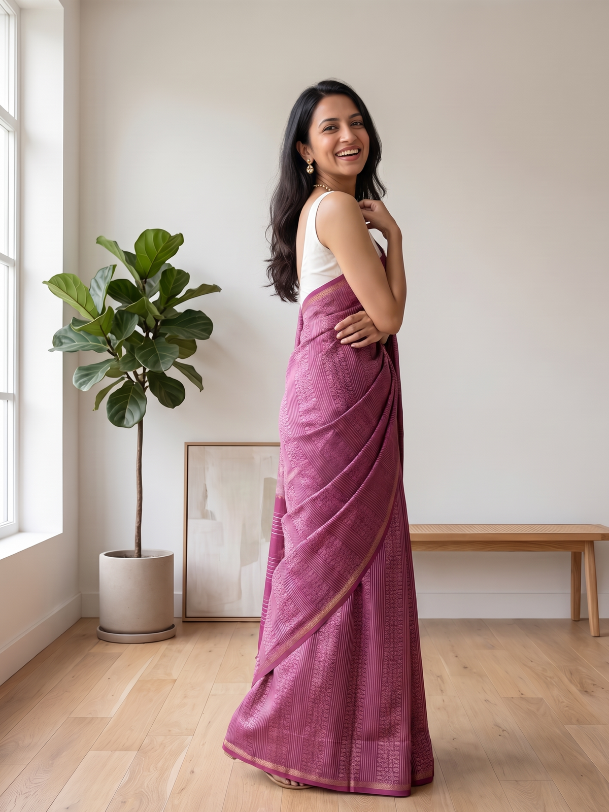 Shaam Sitara Jari Silk Saree