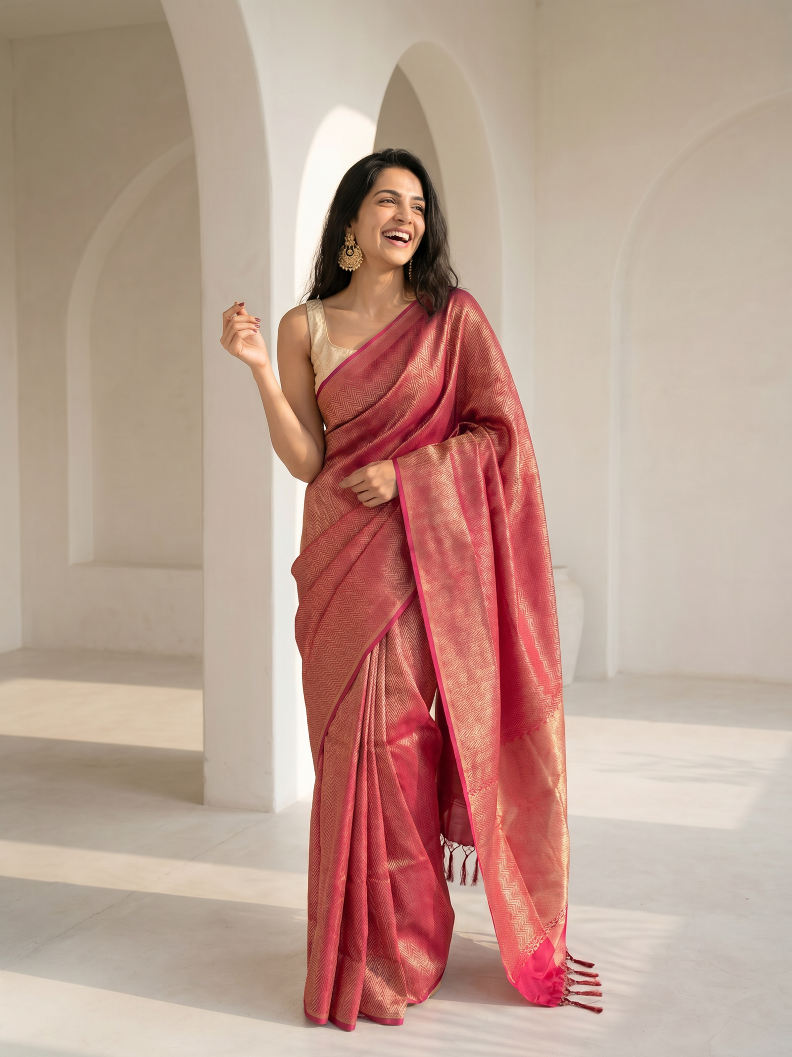 Iraaya Cotton Silk Saree