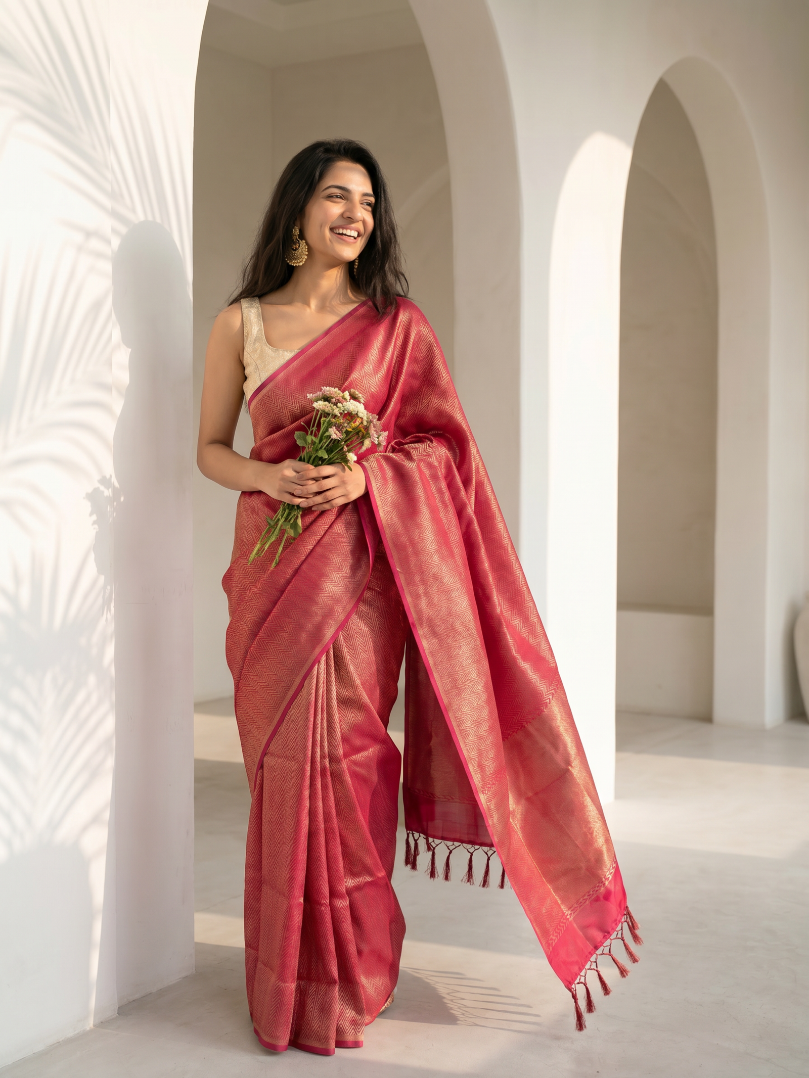 Iraaya Cotton Silk Saree