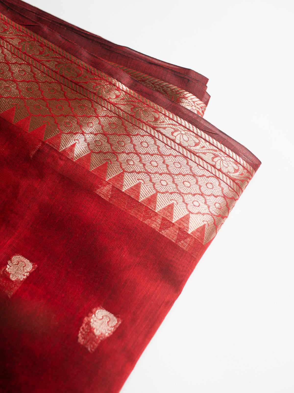 Ambar Jaal Banarasi Cotton Saree