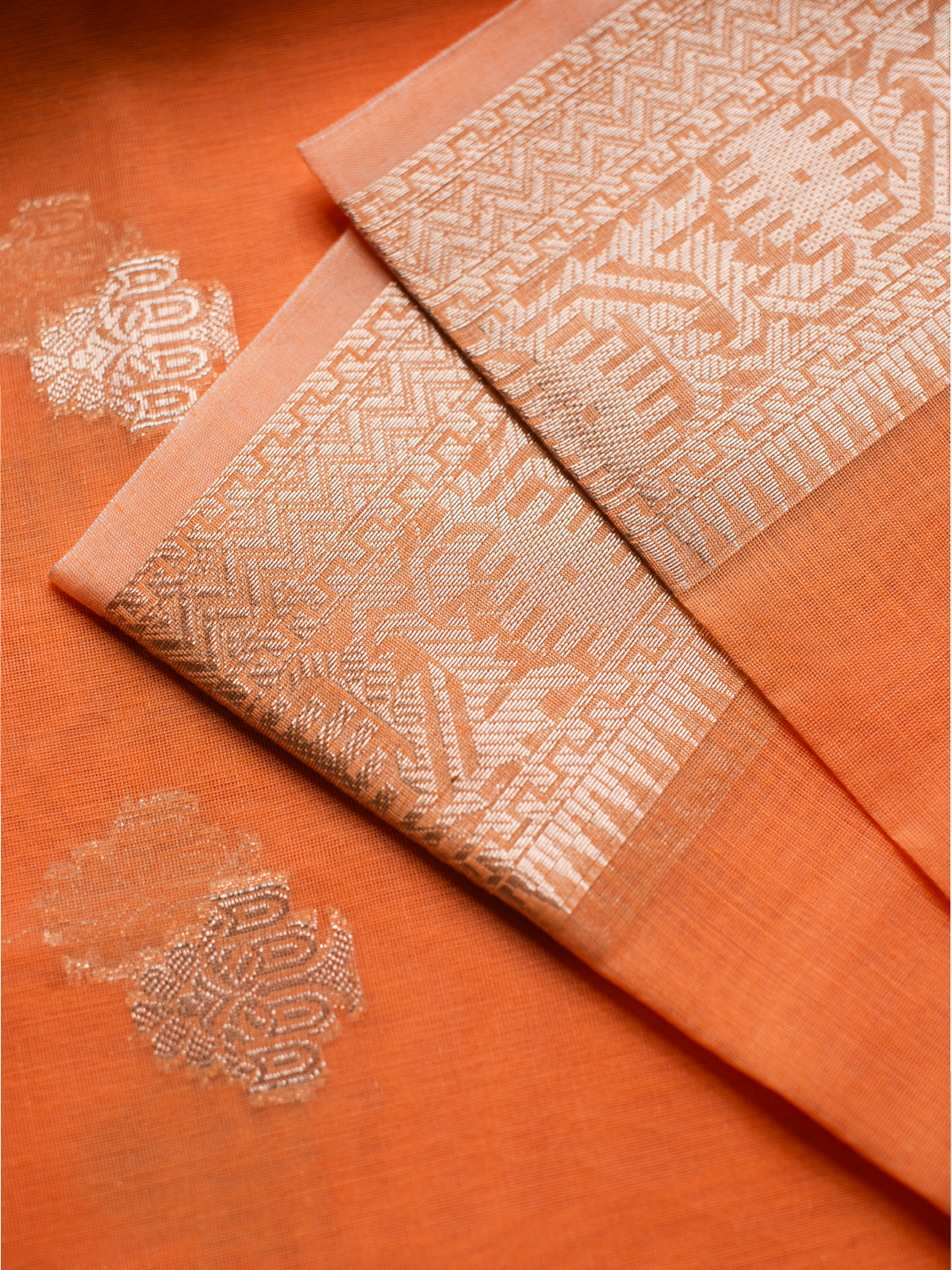 Pure Gold Banarasi Cotton Silk Saree